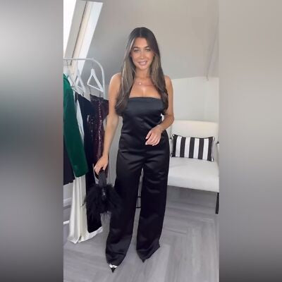Zara rhinestone tube jumpsuit