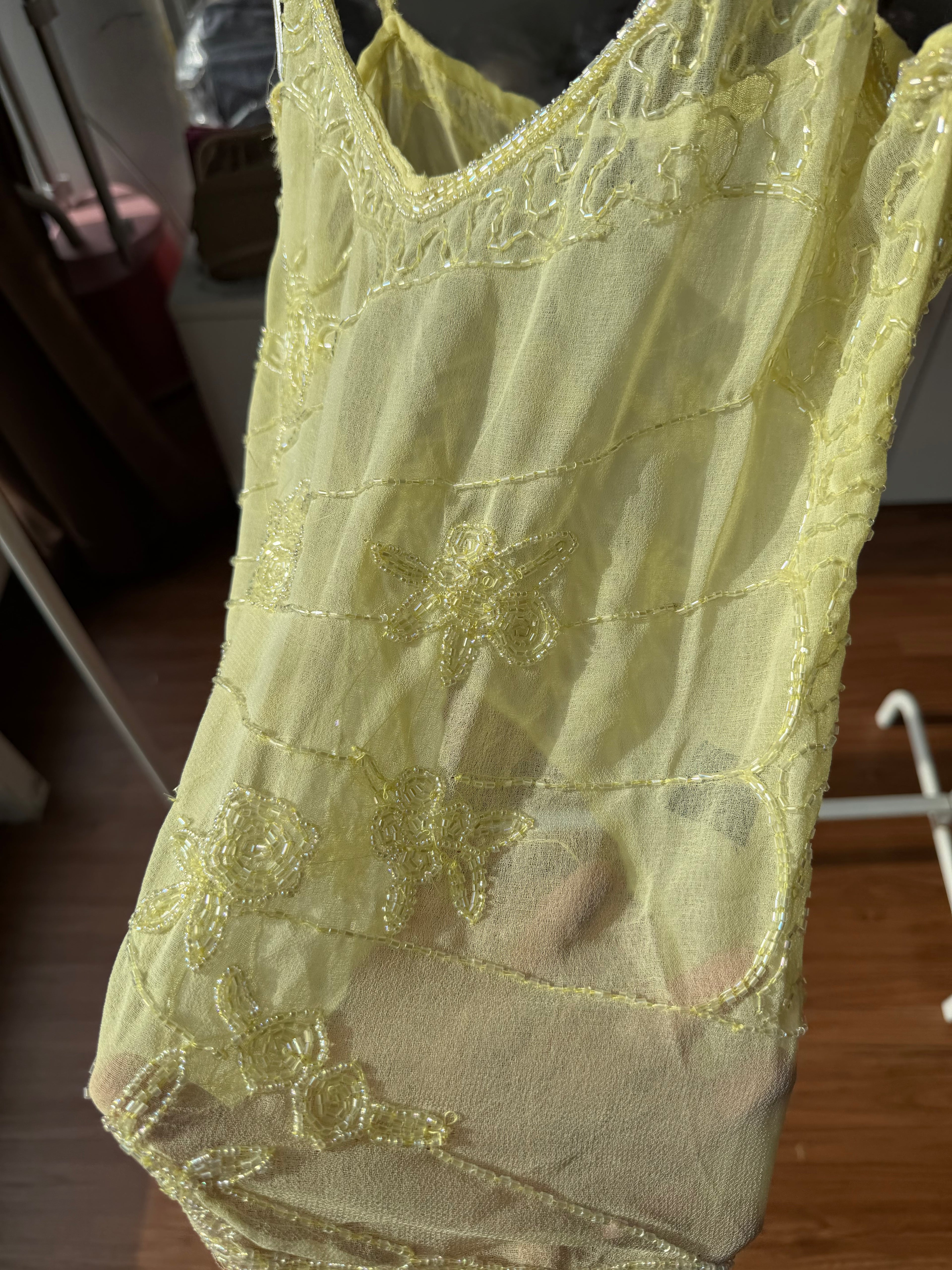 SHEER EMBELLISHED TOP