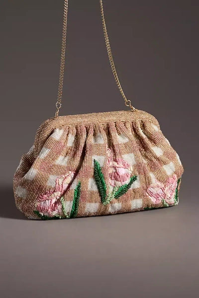 ANTHROPROLOGIE BEADED BAG