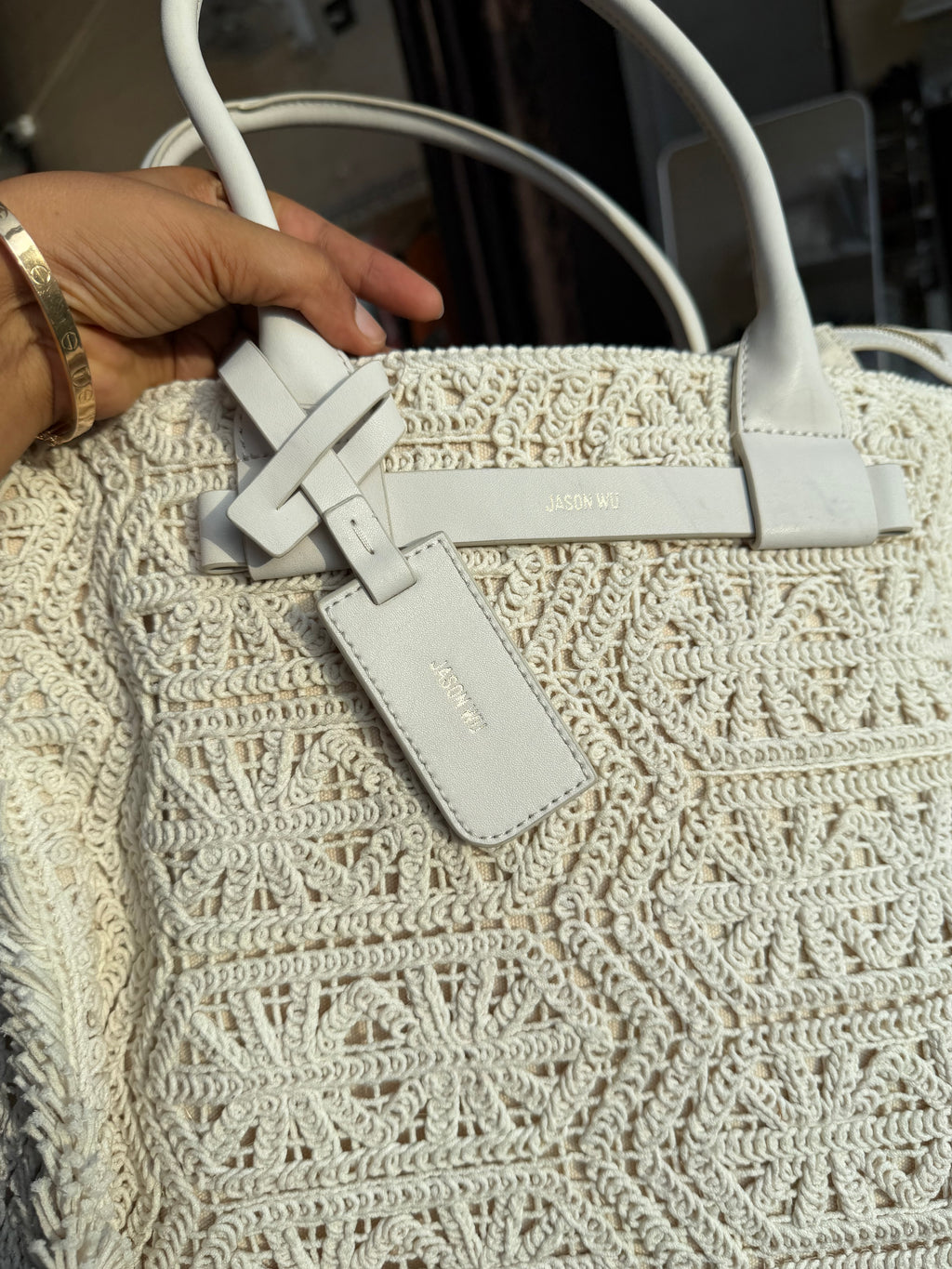JASON WU CROCHET TOTE BAG