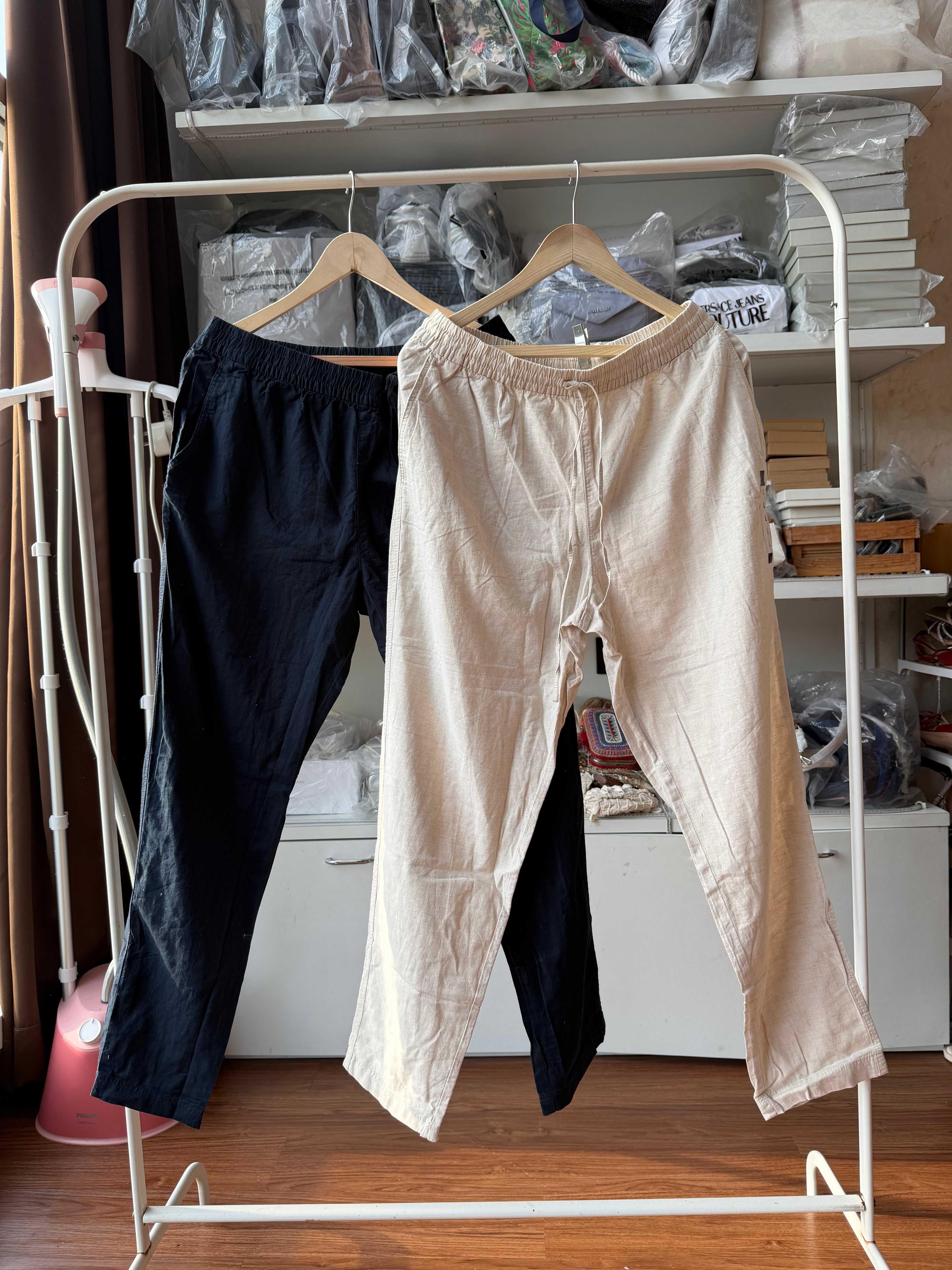 H&M mens linen pant