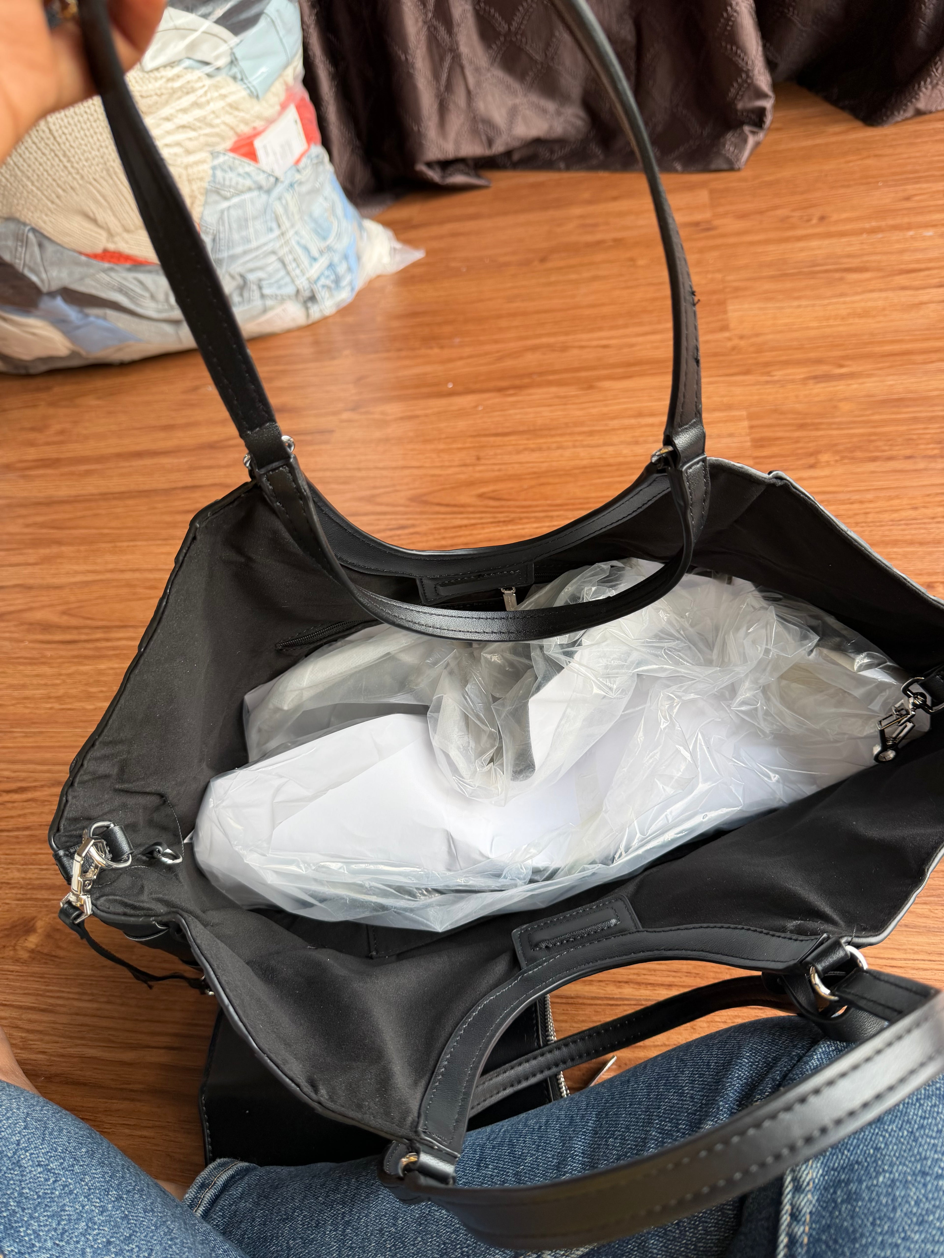 CHARLES AND KEITH IVETTE WOVEN TOTE
