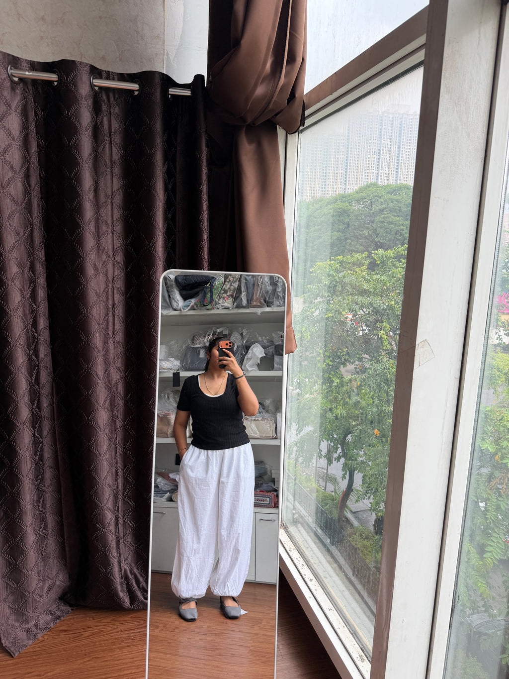 GINA TRICOT BALLOON PANTS -100% COTTON