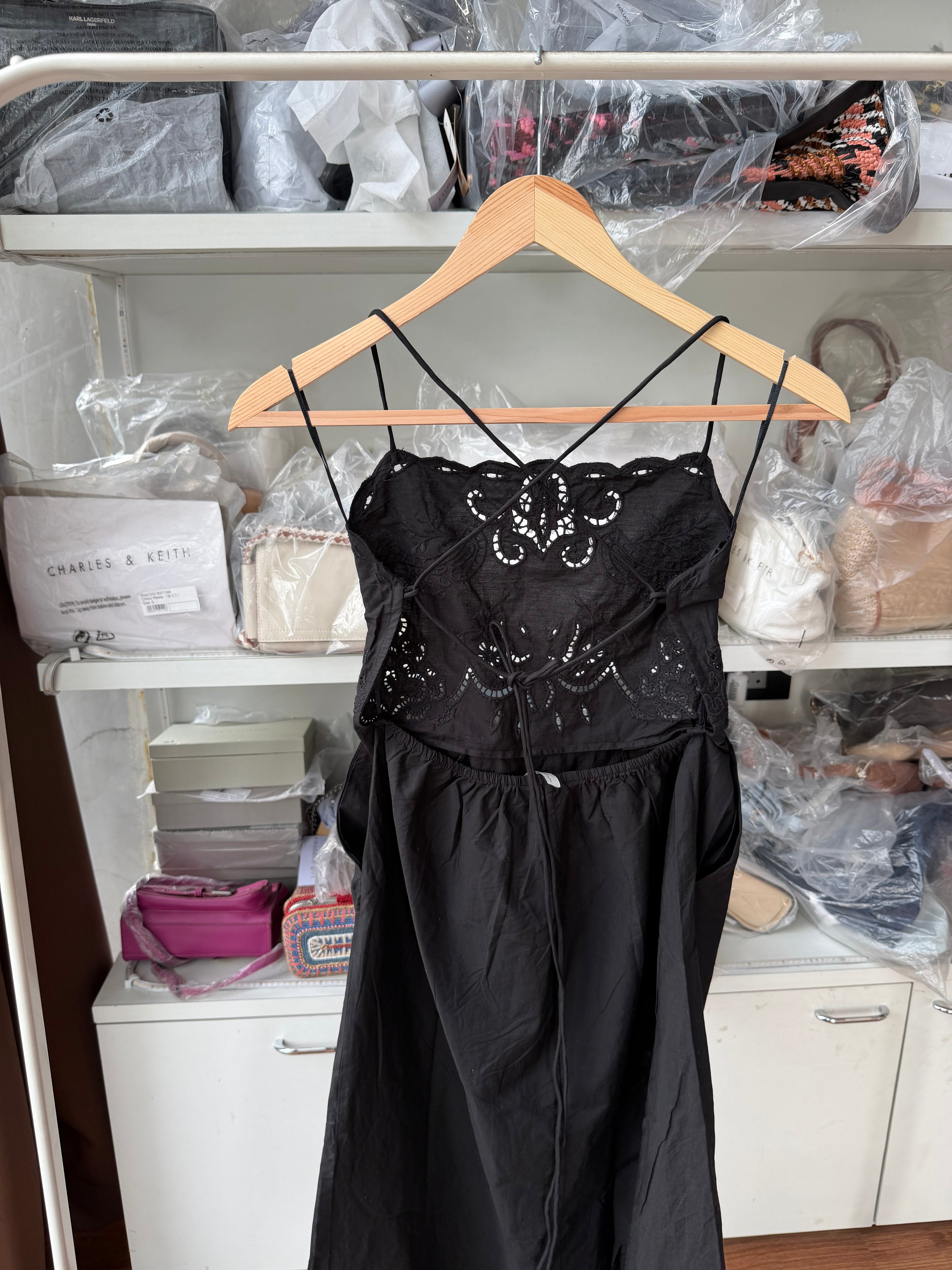 ZARA POPLIN COTTON BACKLESS