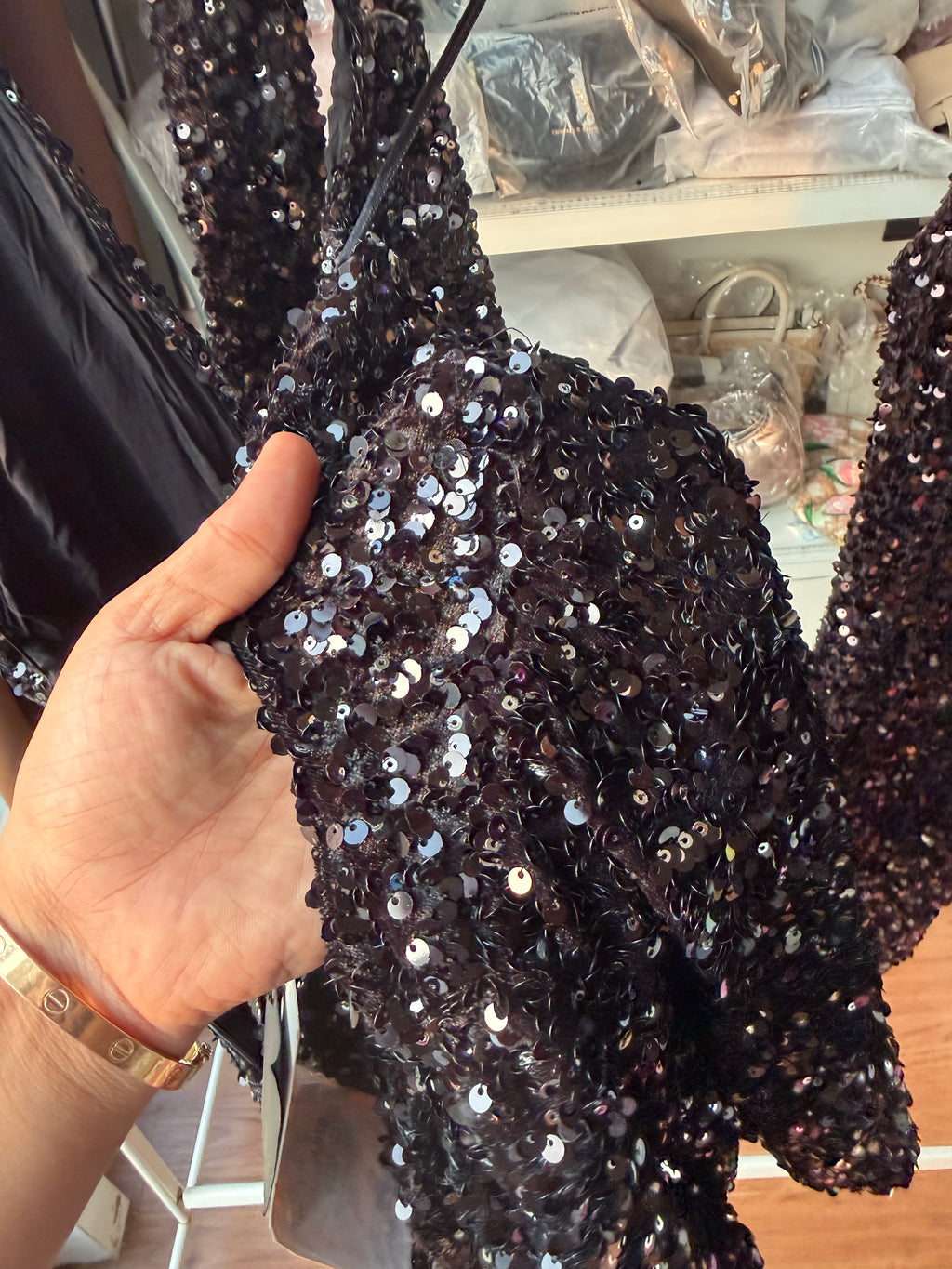 Zara sequins dress