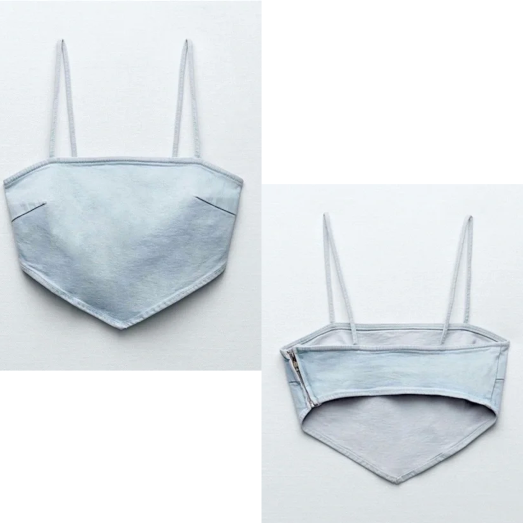 ZARA DENIM TOP