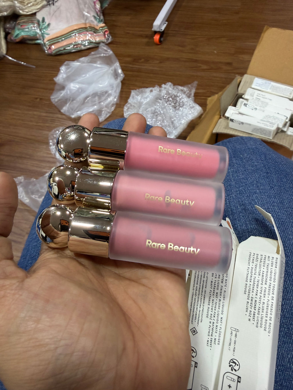 RARE BEAUTY BLUSH.