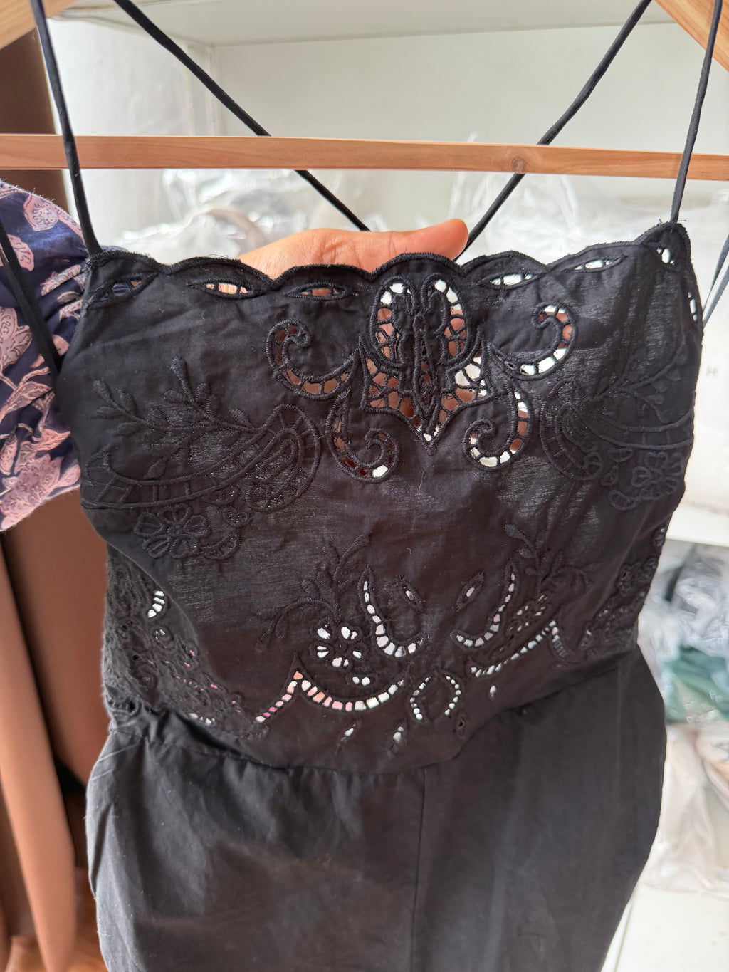 ZARA POPLIN COTTON BACKLESS