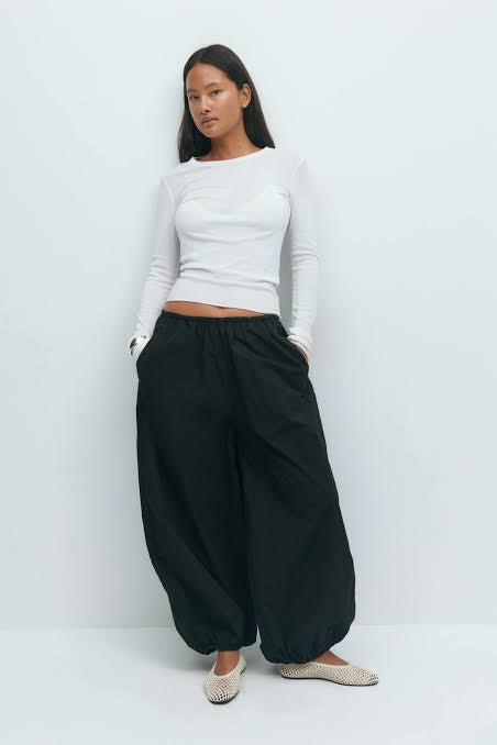 GINA TRICOT BALLOON PANTS -100% COTTON