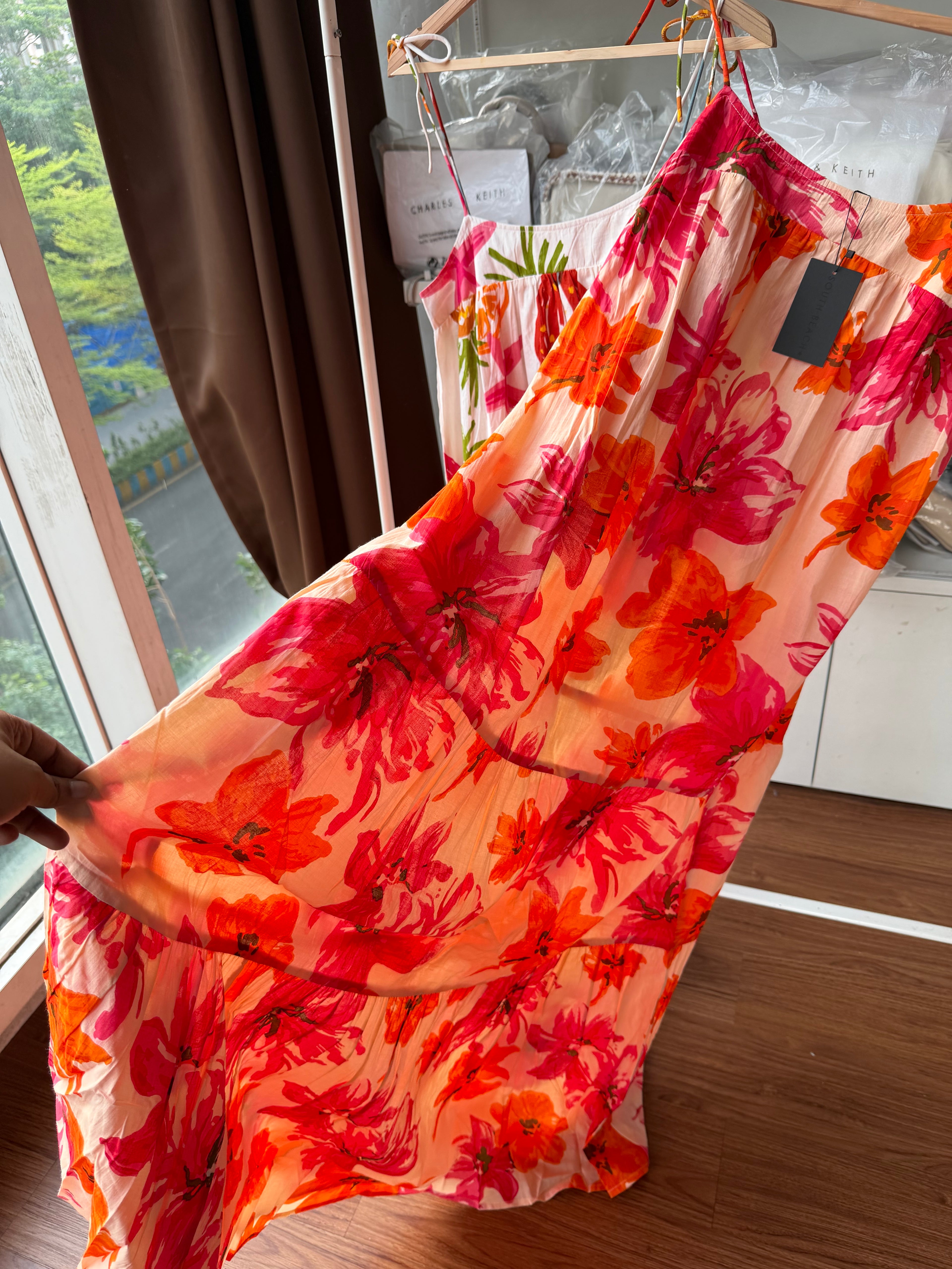 SOUTH BEACH FLARED DRESS