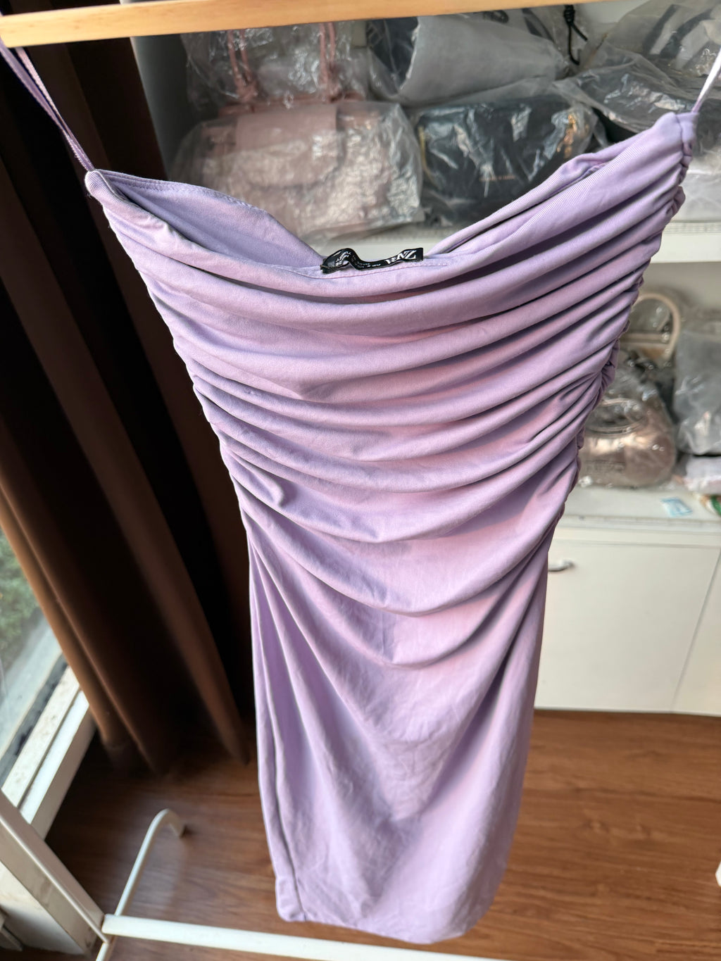 Zara ruched dress