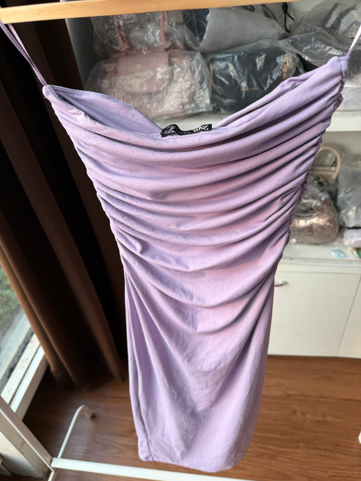 Zara ruched dress