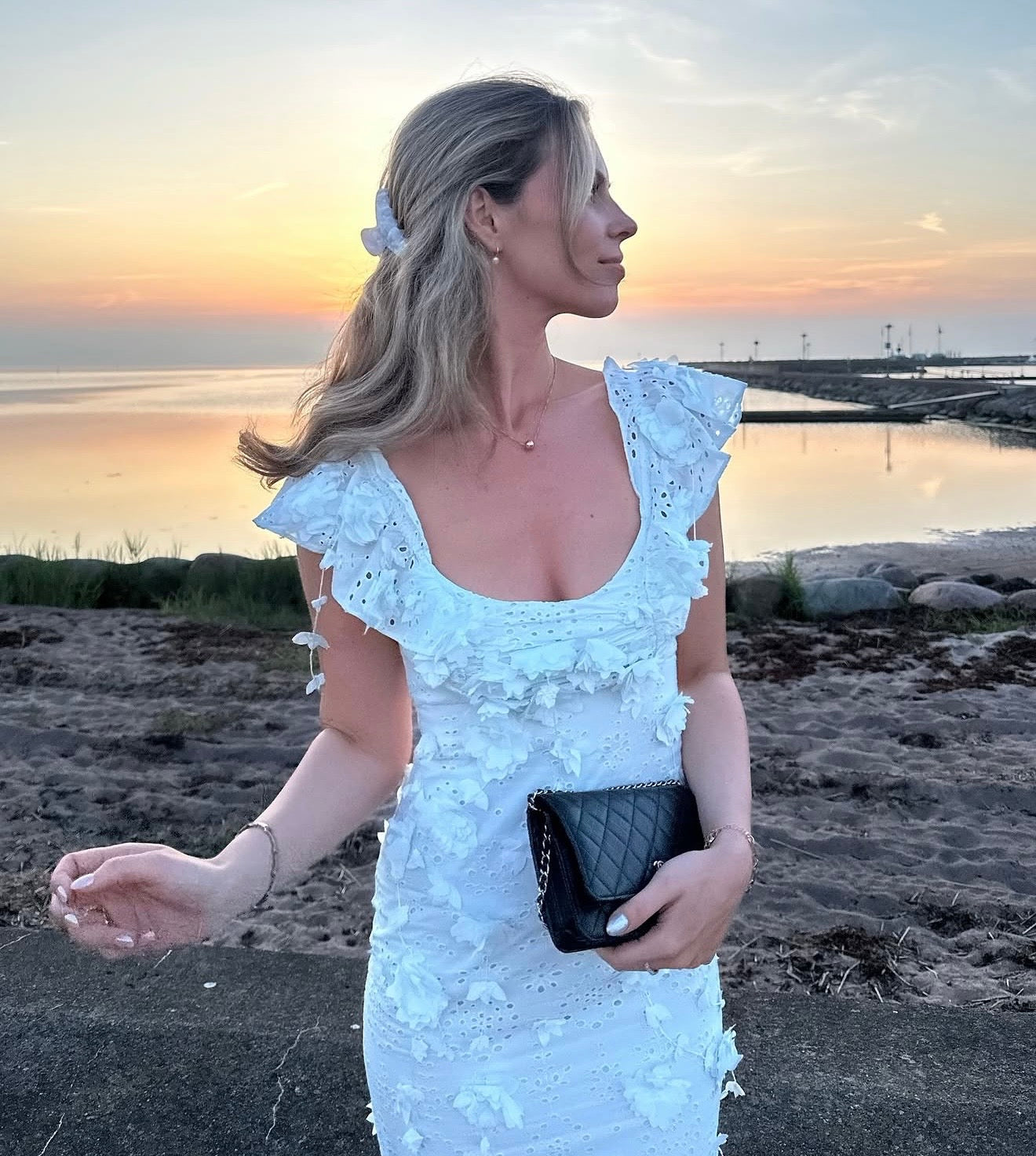 RIVER ISLAND 3D FLOWER DRESS