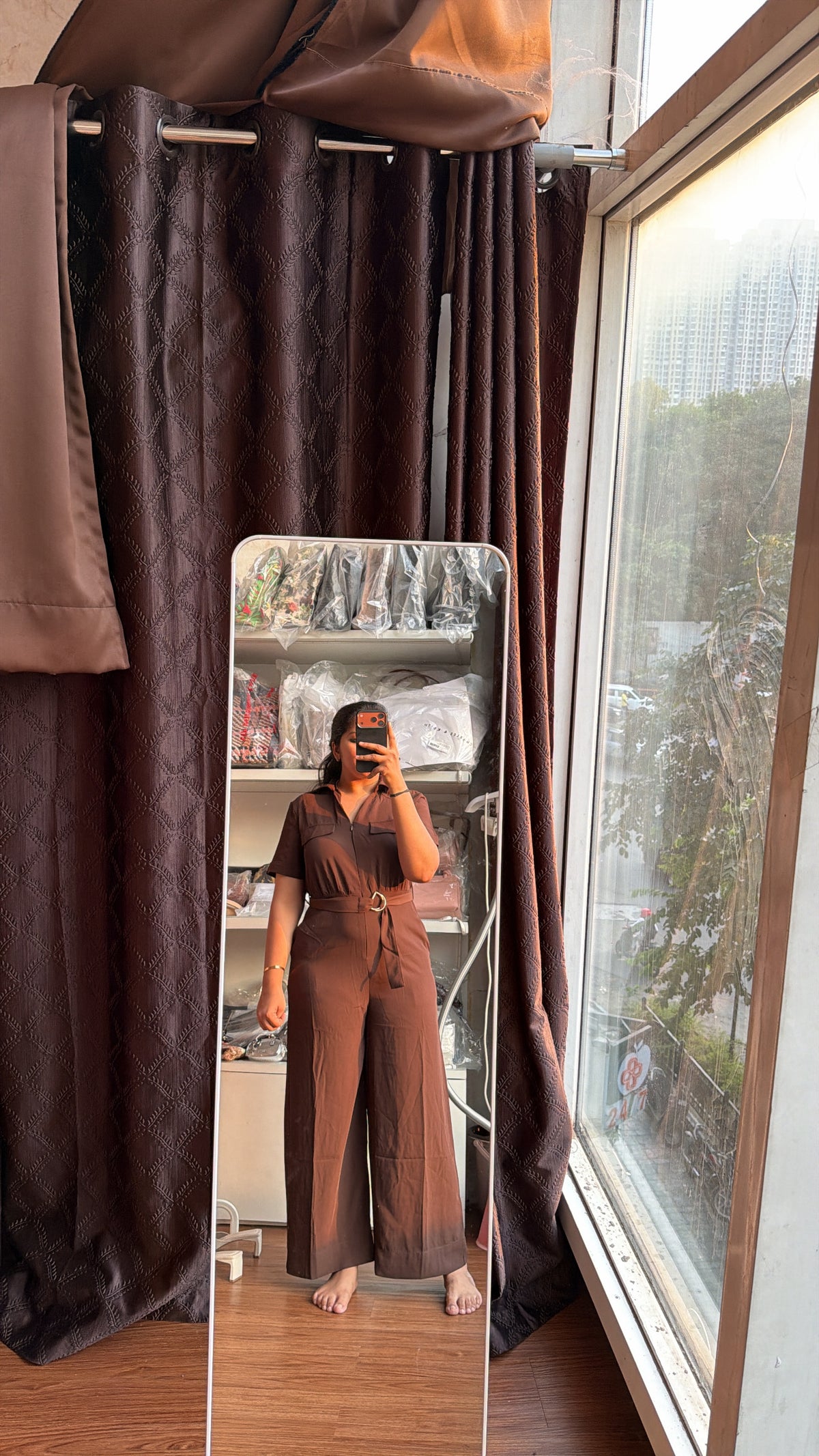 ANABELLE BROWN JUMPSUIT