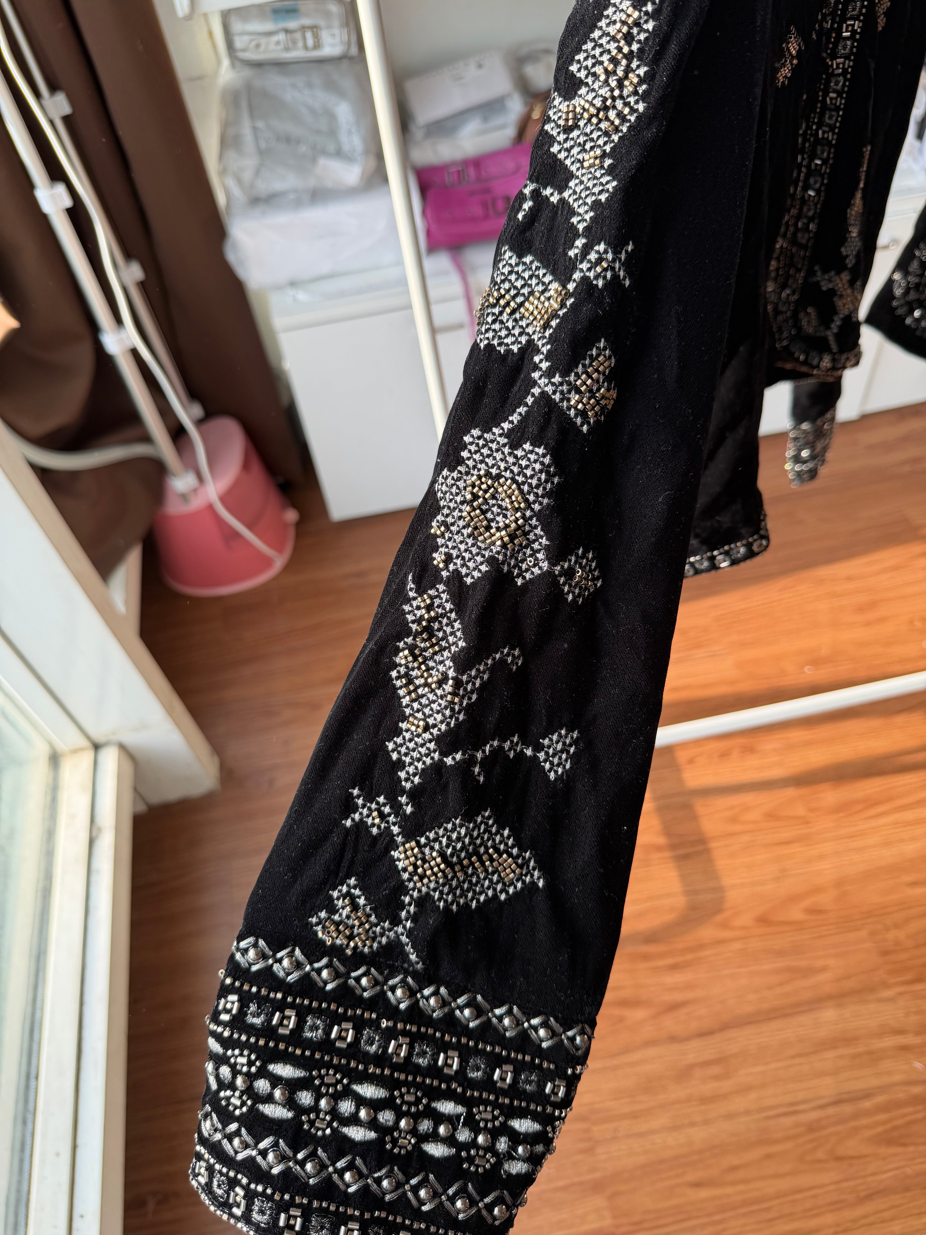 Zara velvet shrug