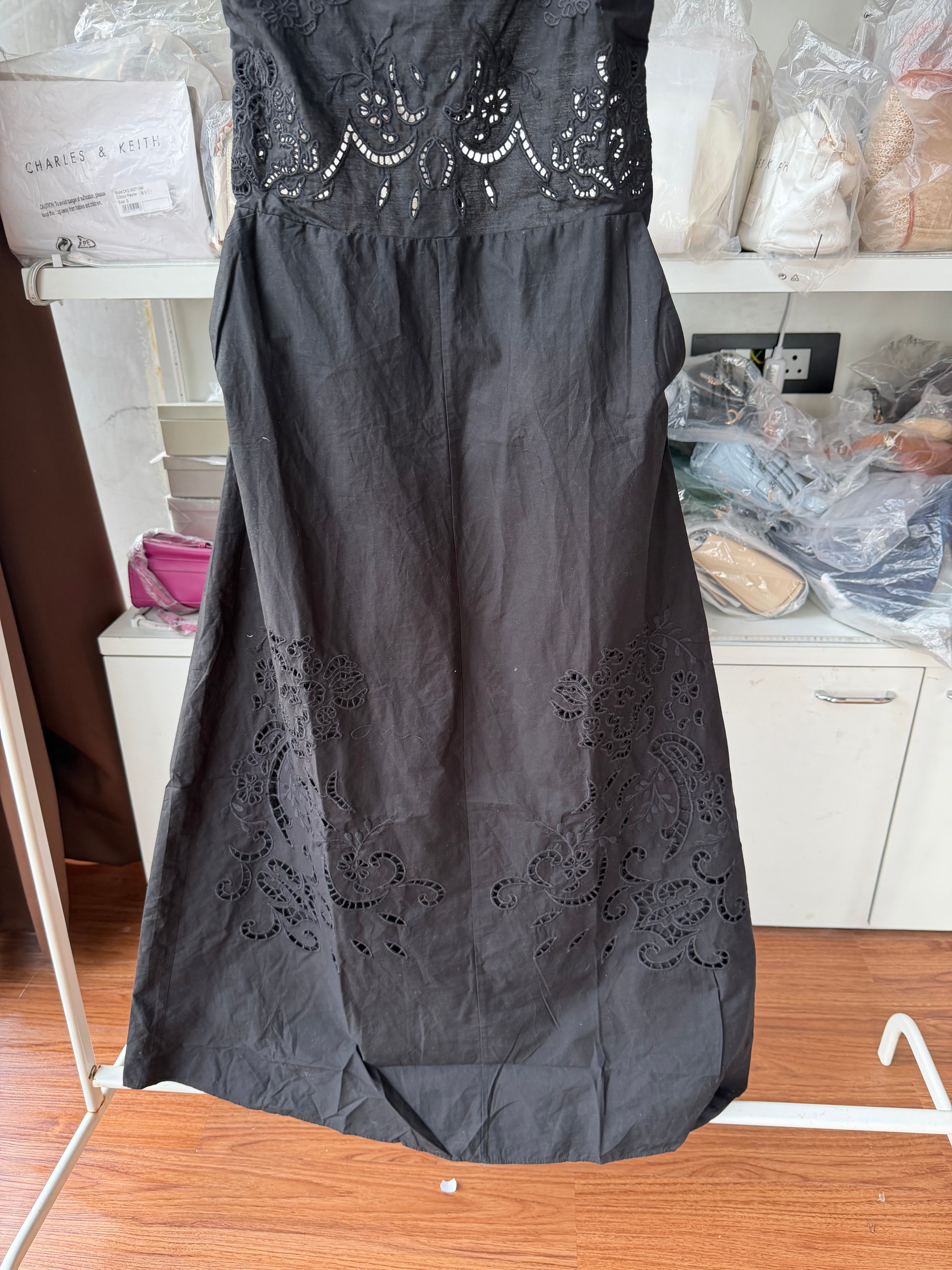 ZARA POPLIN COTTON BACKLESS