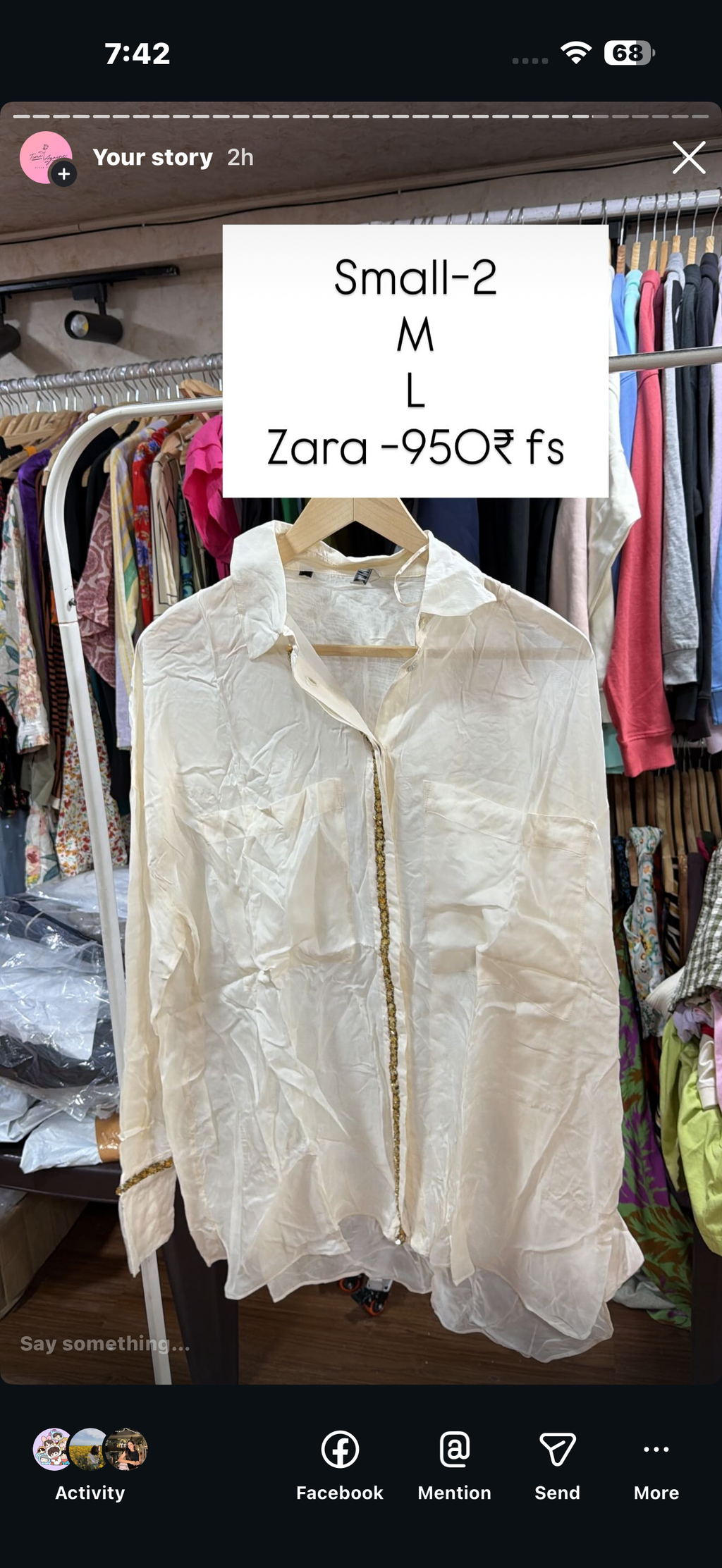 Zara shirt