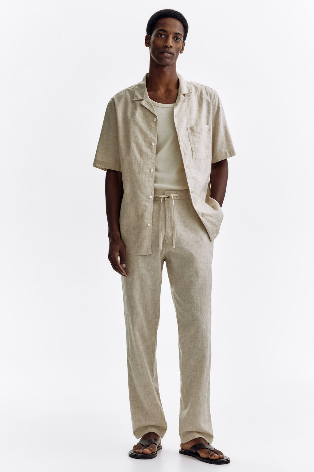 H&M mens linen pant