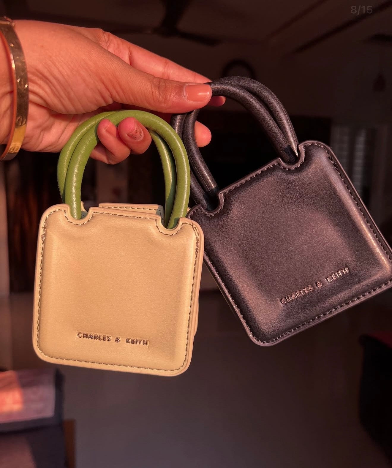CHARLES AND KEITH PERLINE BAG