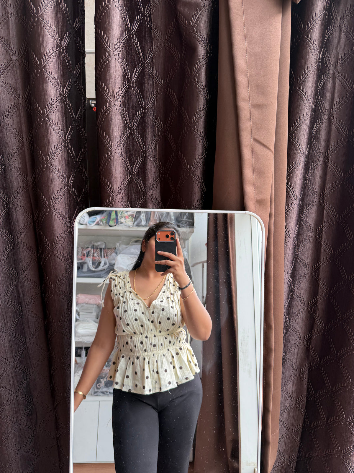 BUTTER YELLOW POLKA DOT