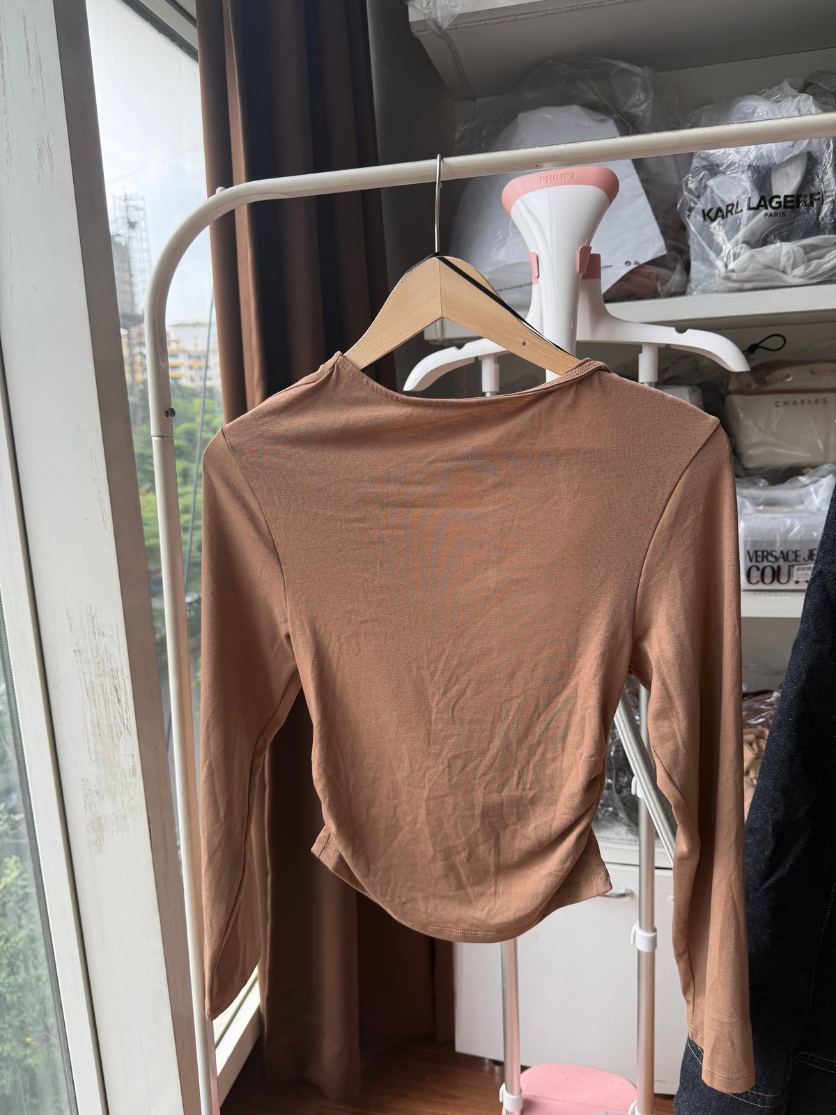 H&M cowl back top
