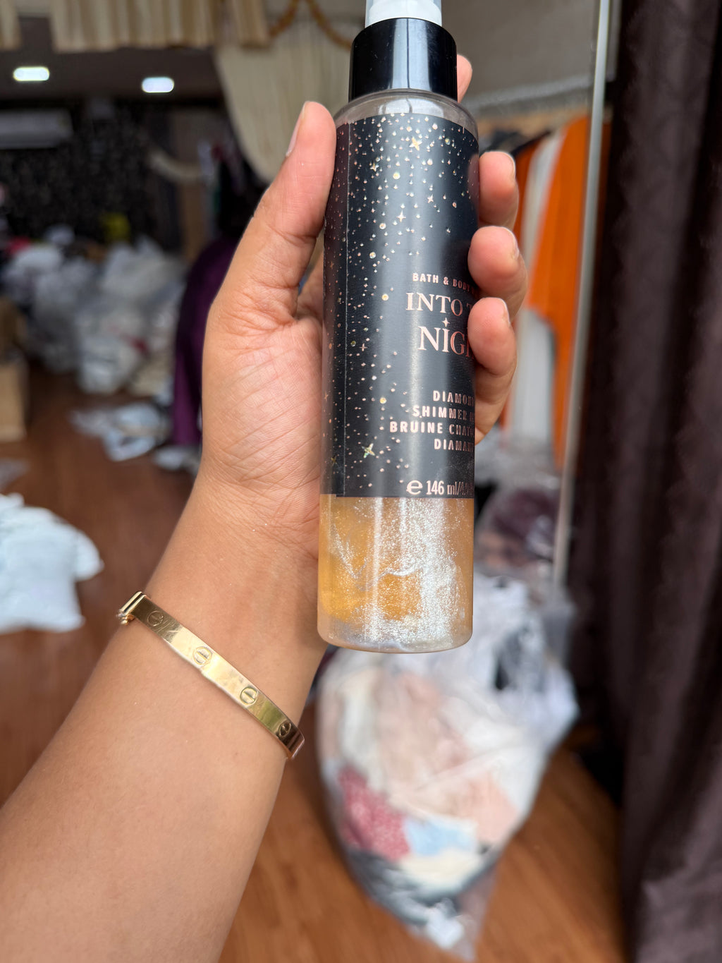 INTO THE NIGHT BATH AND BODY WORKS SHIMMER MIST