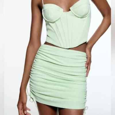 Zara ruched skirt