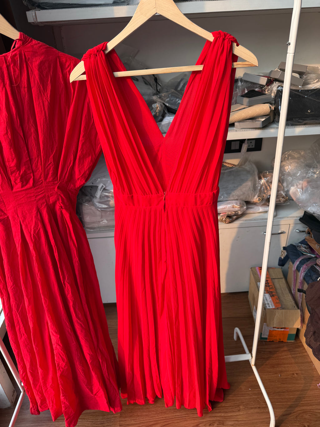 Zara pleated dress