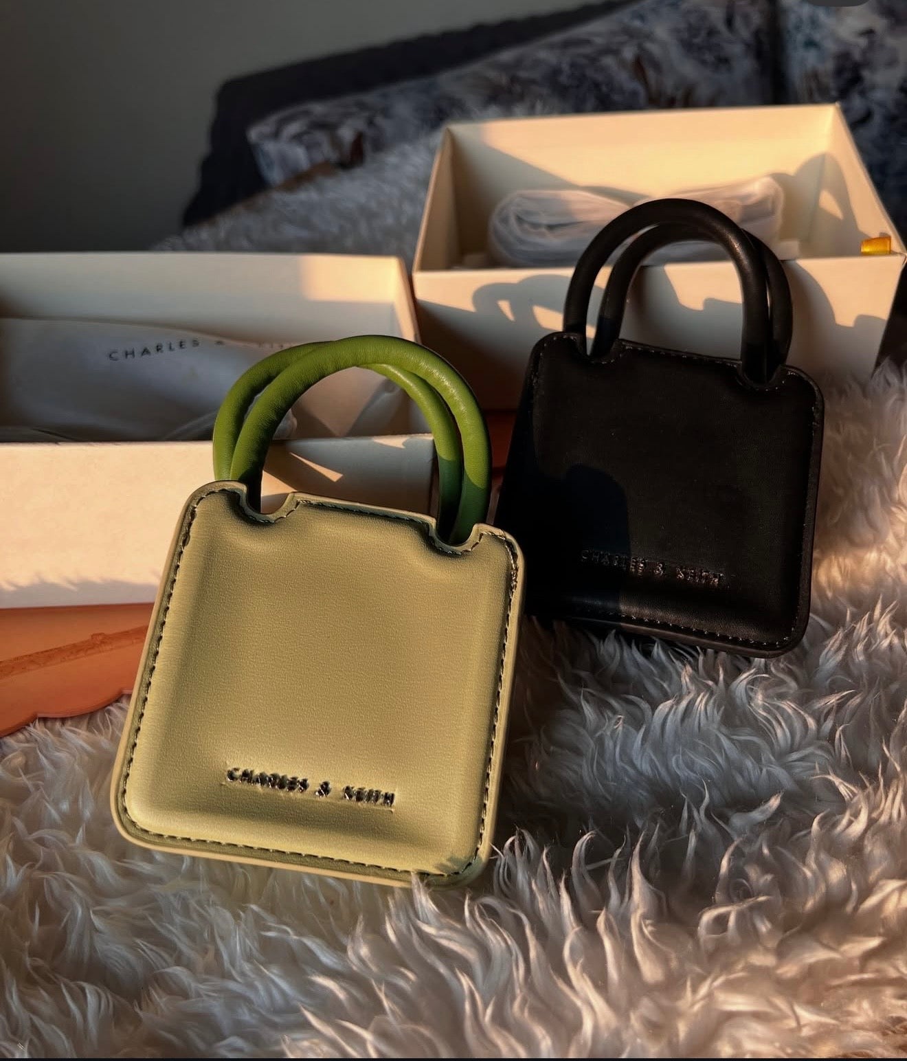 CHARLES AND KEITH PERLINE BAG