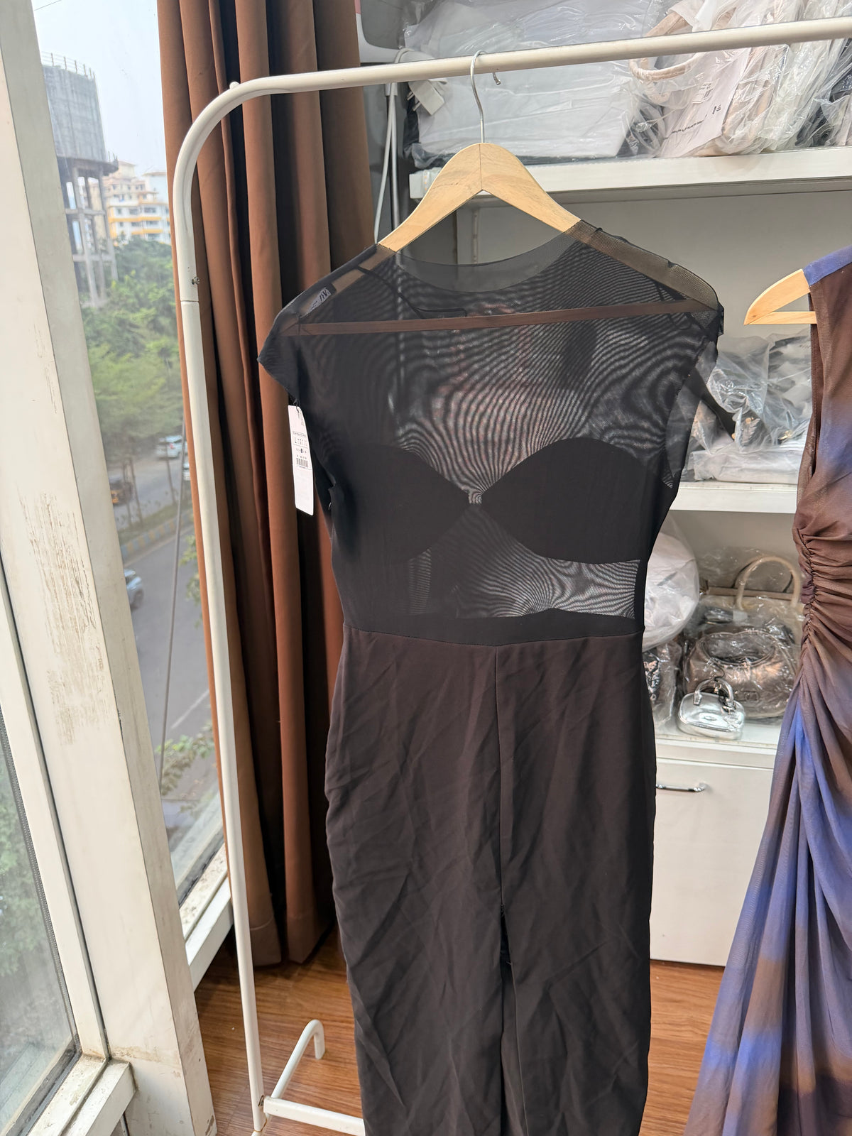 ZARA SEMI MESH DRESS