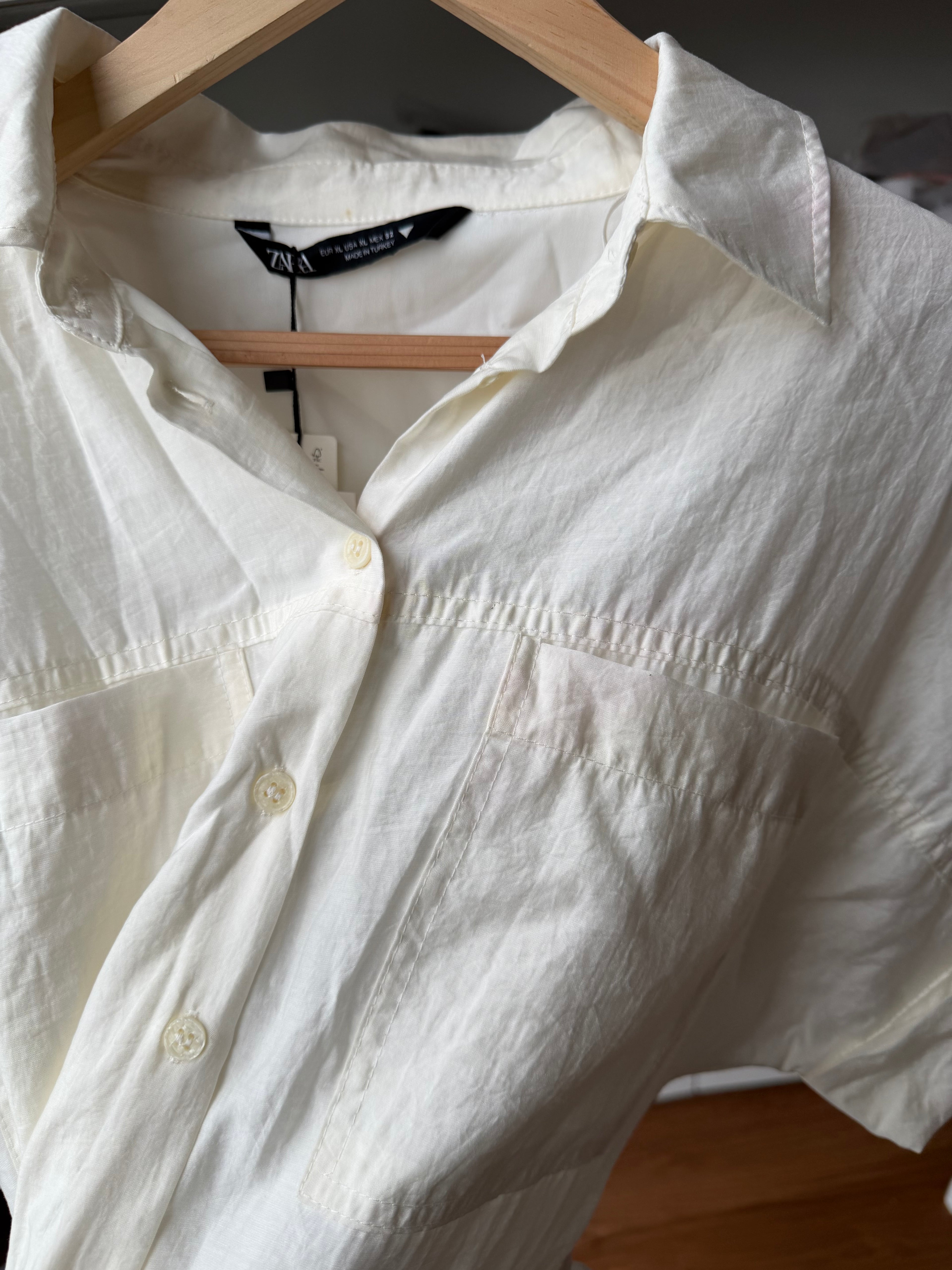 ZARA LINEN BLEND DRESS