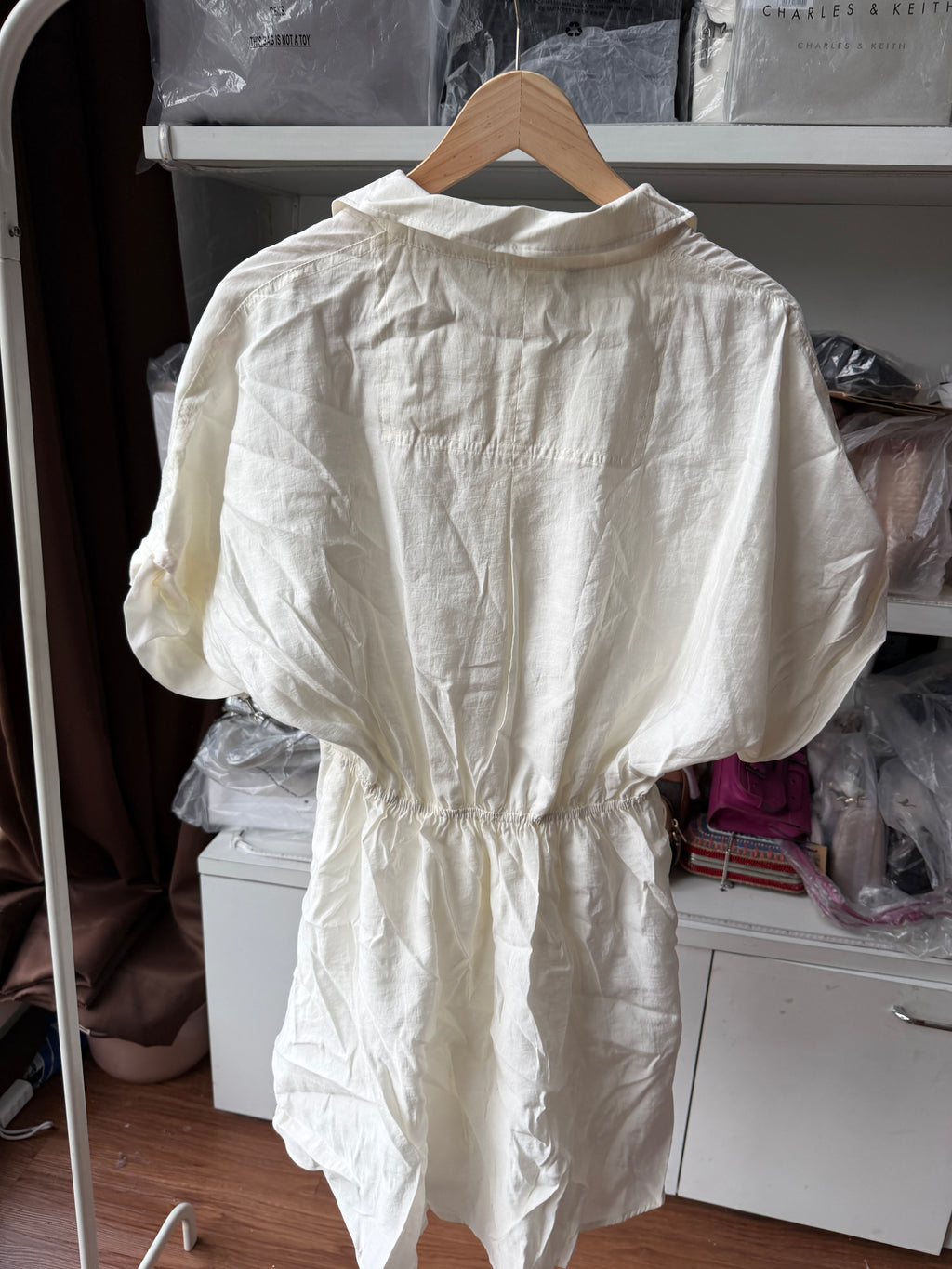 ZARA LINEN BLEND DRESS