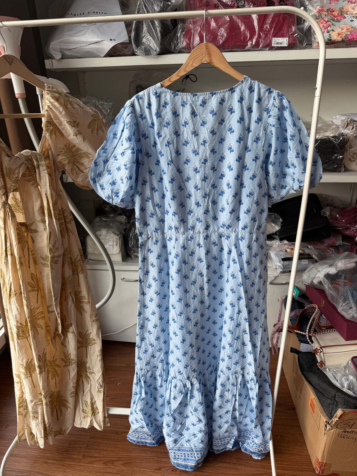 BLUE INDISKA DRESS