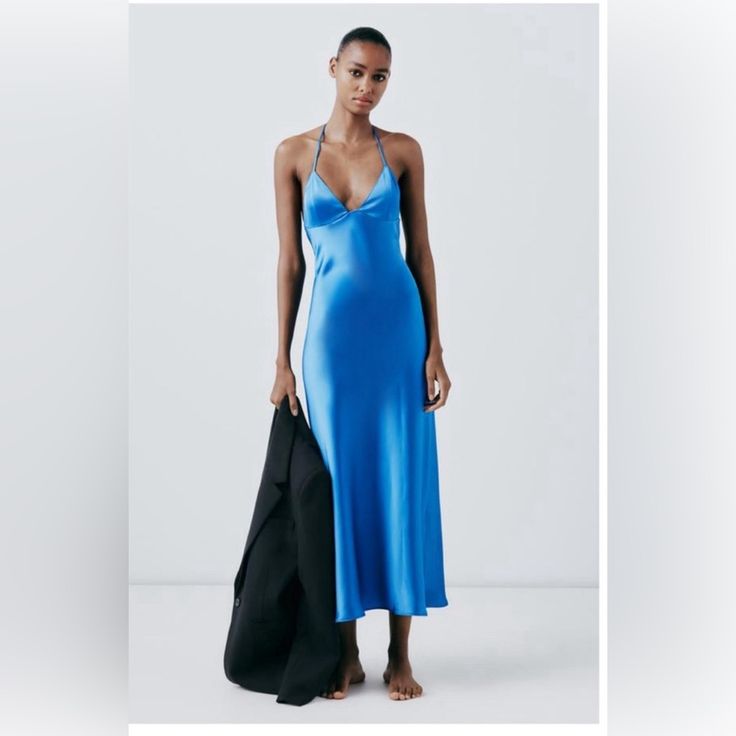 Zara satin dress