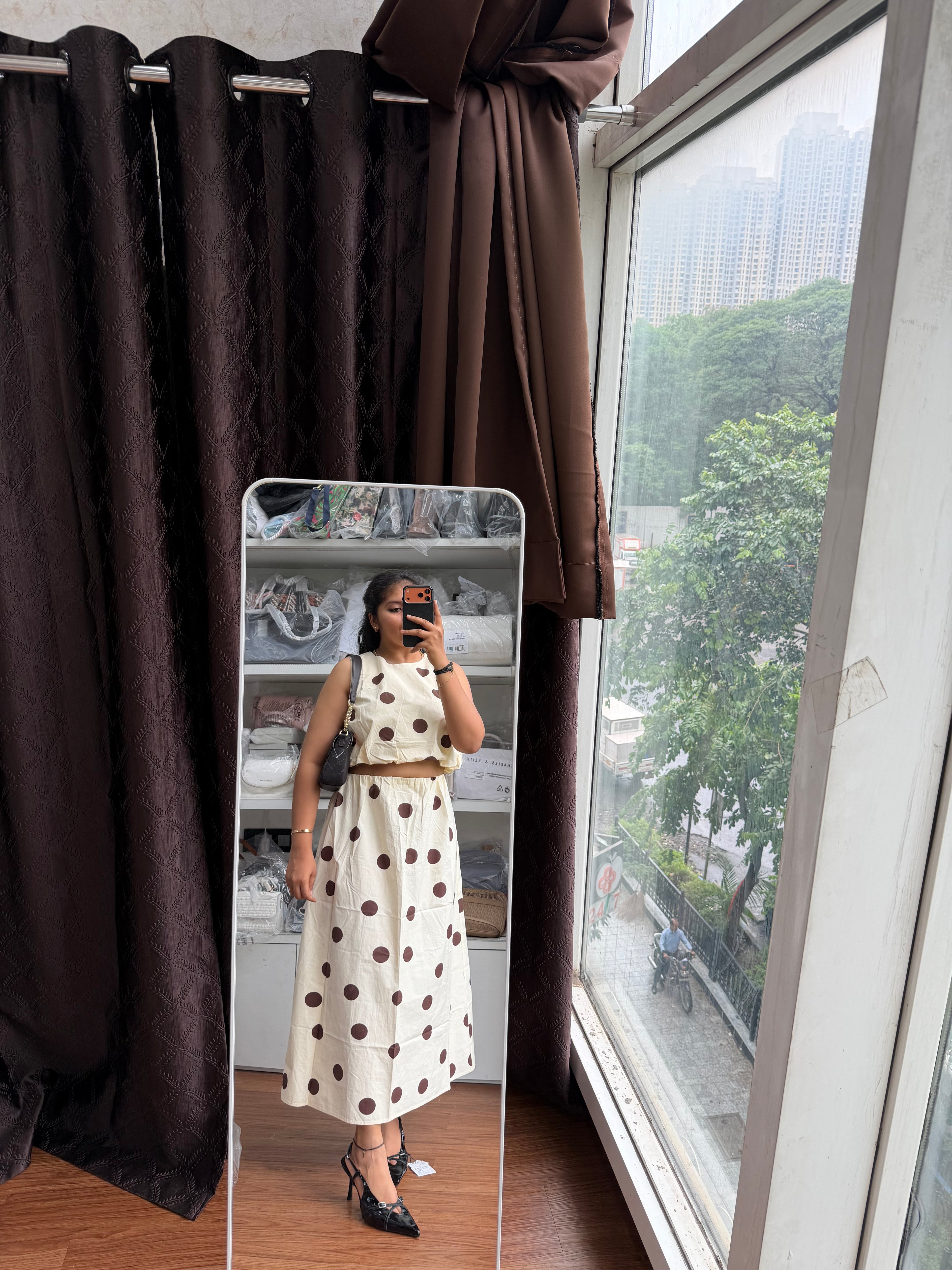 NEW LOOK POLKA DOT COORD SET