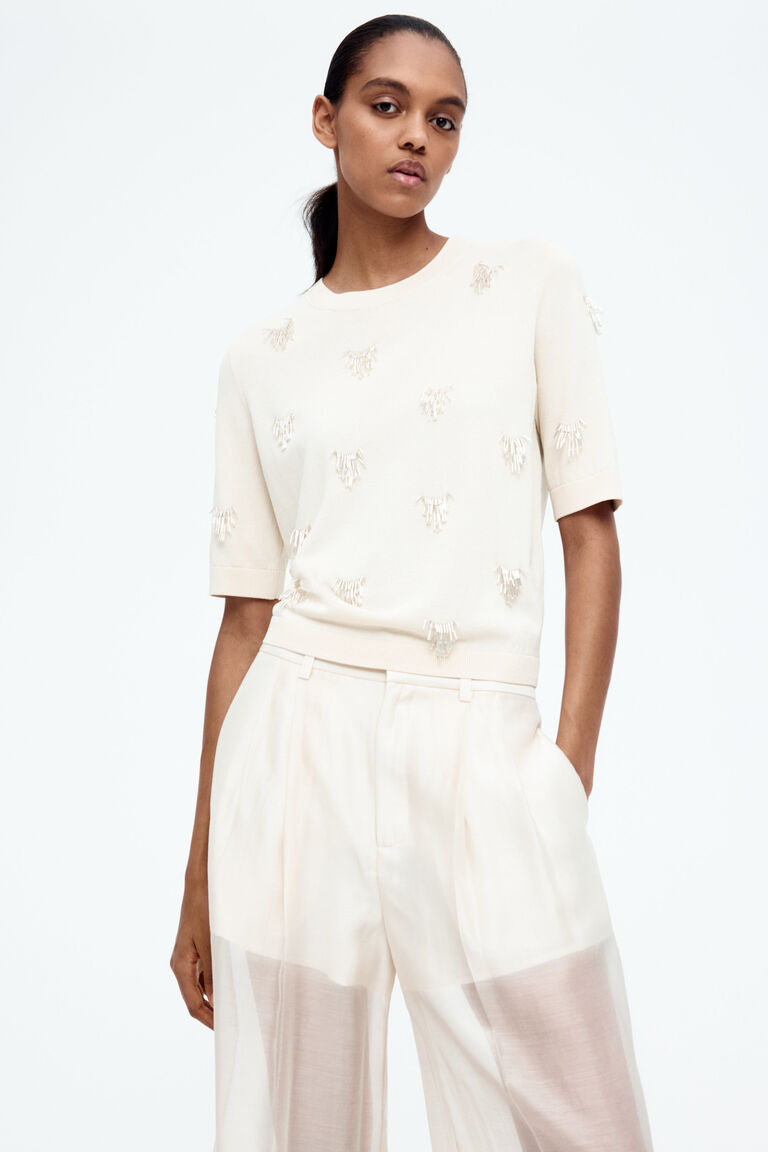 H&M embellished top