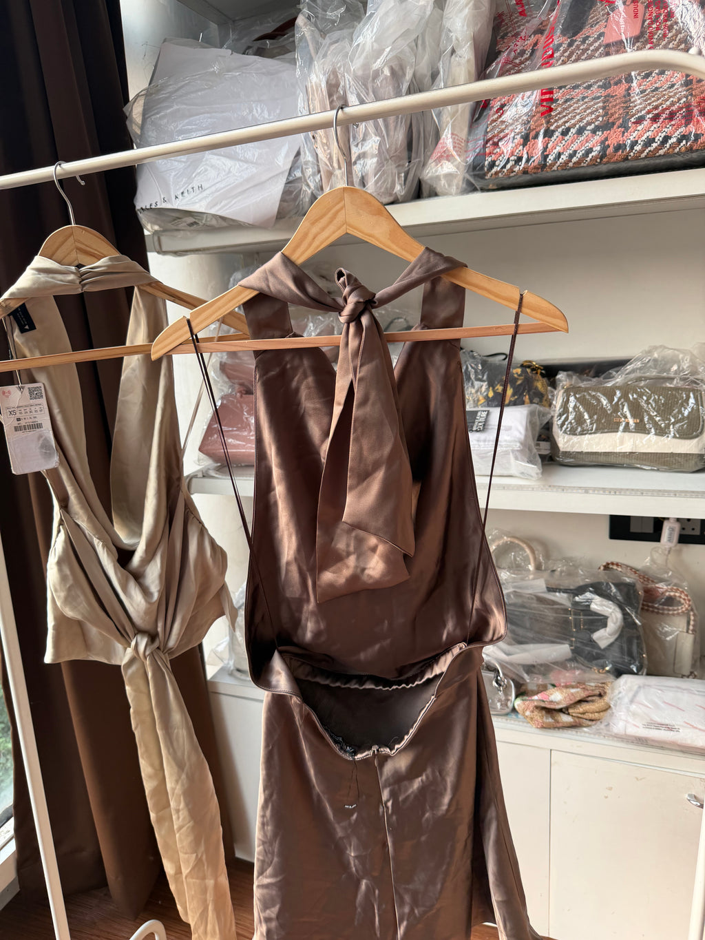 Zara backless dress