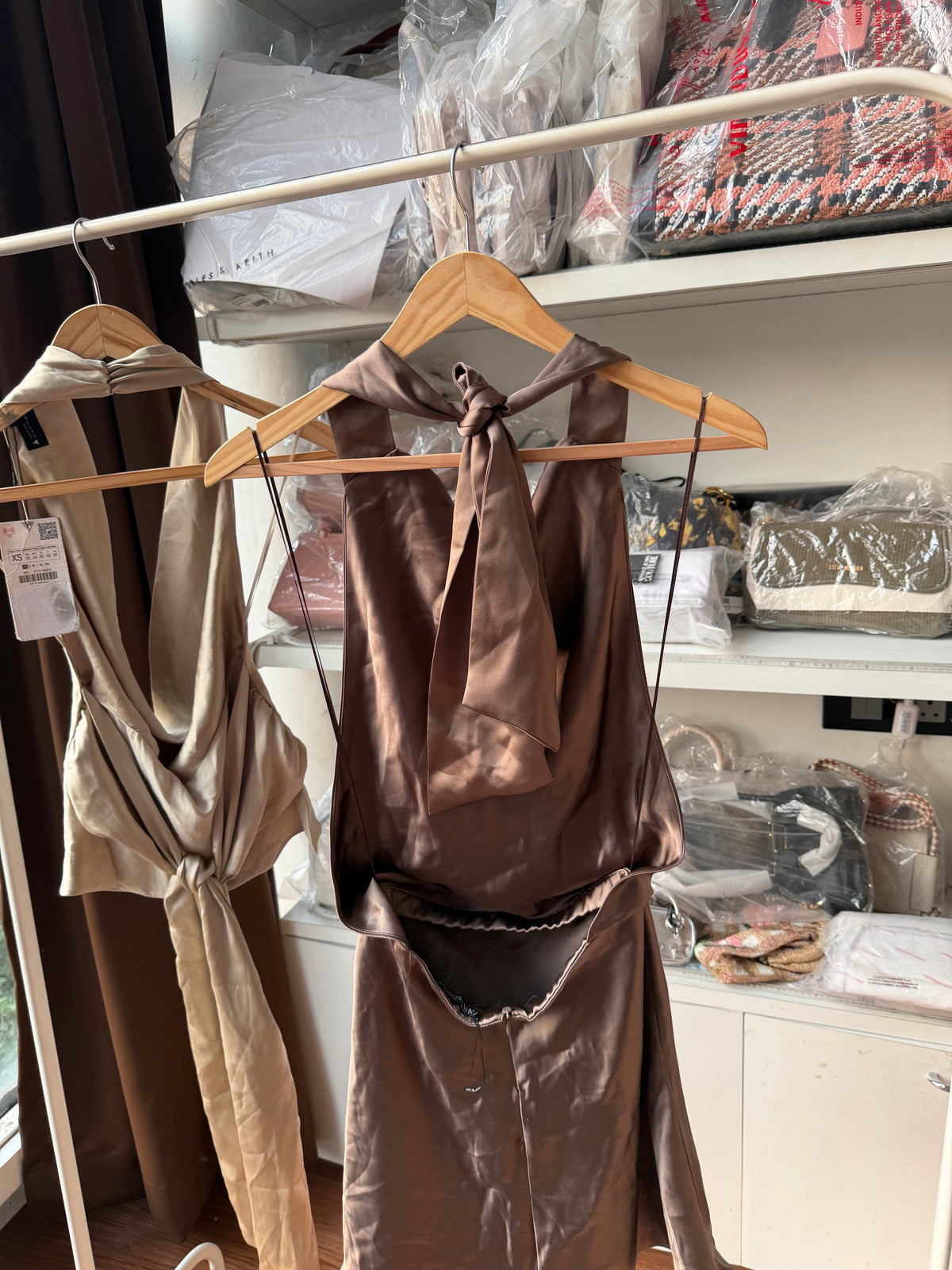 Zara backless dress