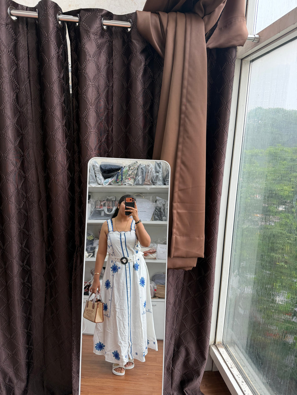 RIVER ISLAND EMBROIDERED DRESS