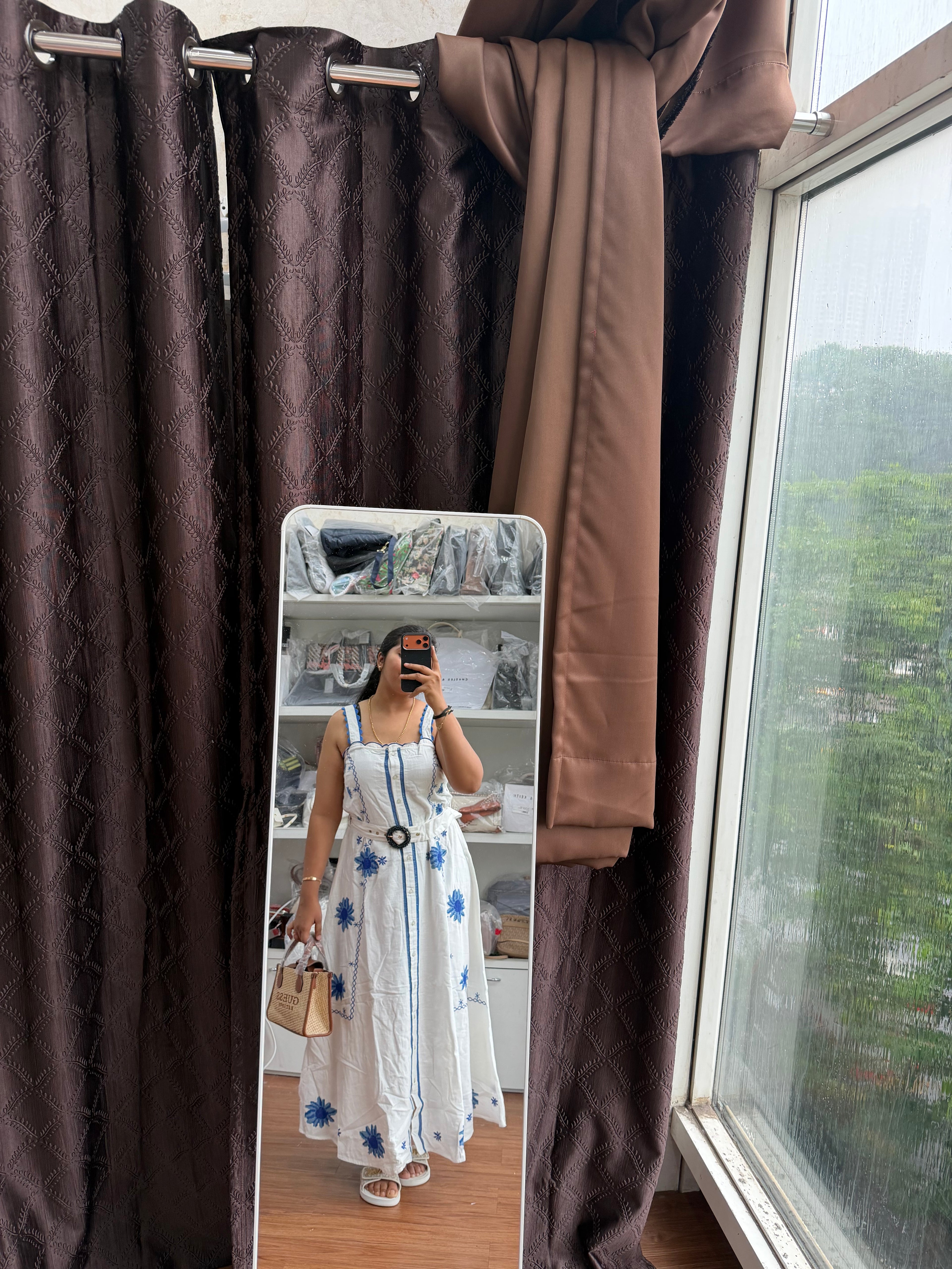 RIVER ISLAND EMBROIDERED DRESS