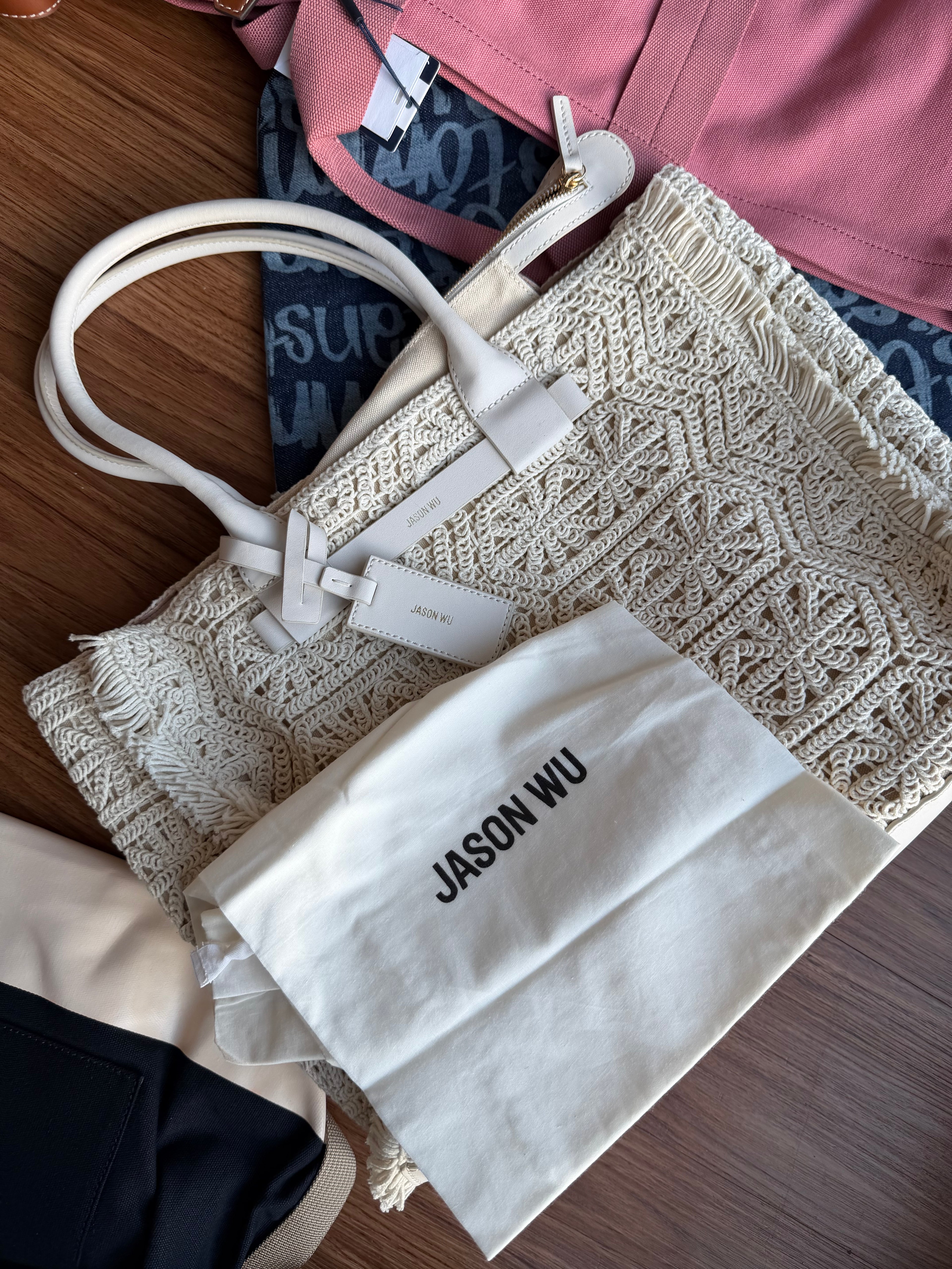 JASON WU CROCHET TOTE BAG