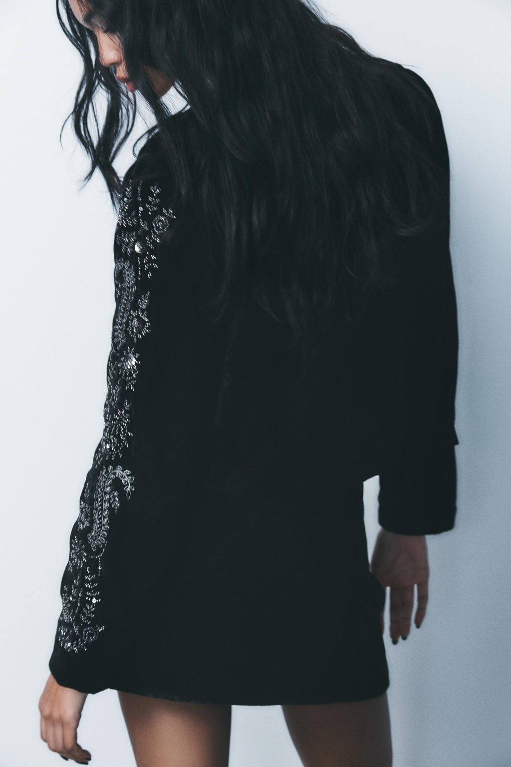 Zara velvet skirt