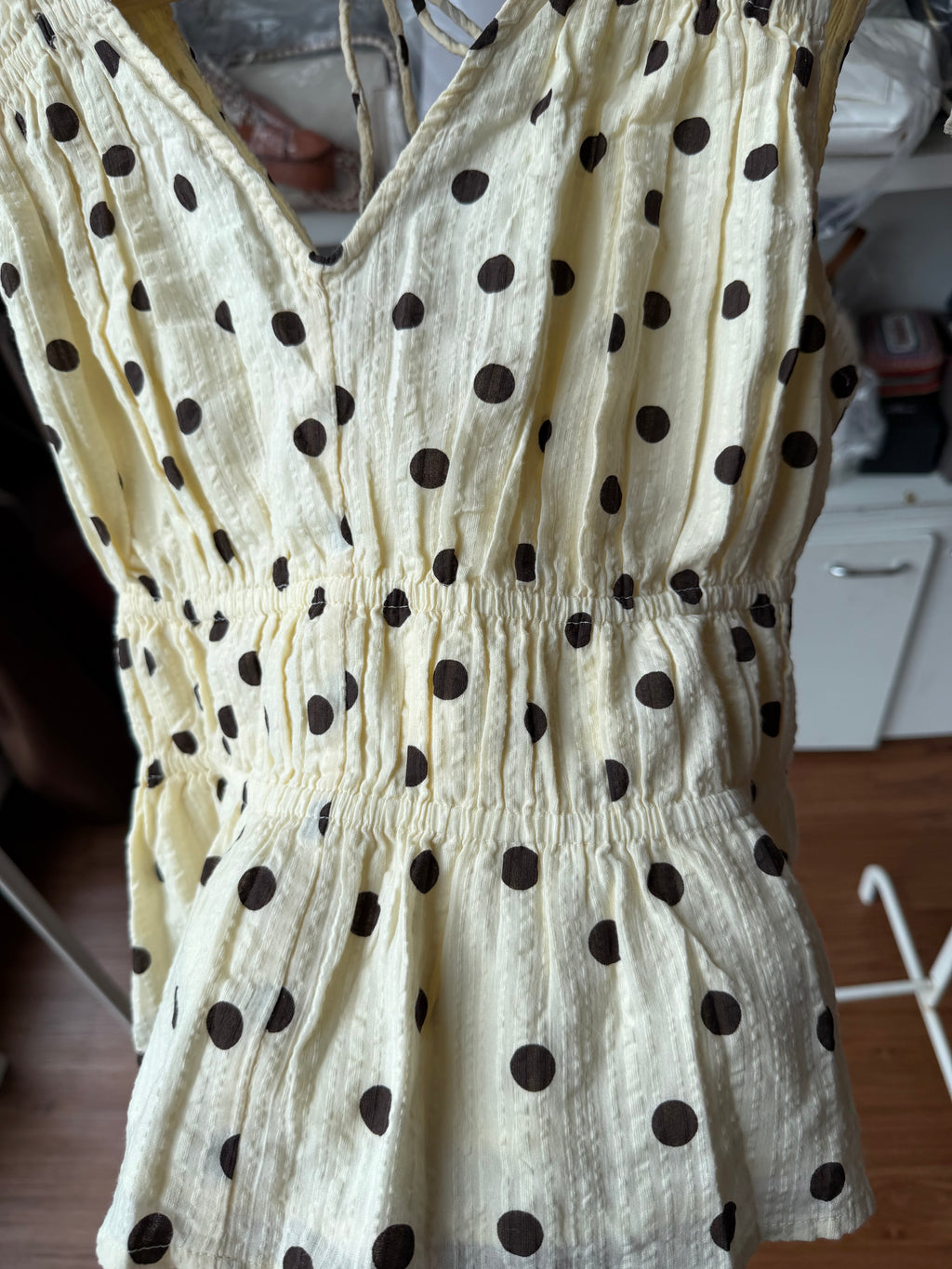 BUTTER YELLOW POLKA DOT