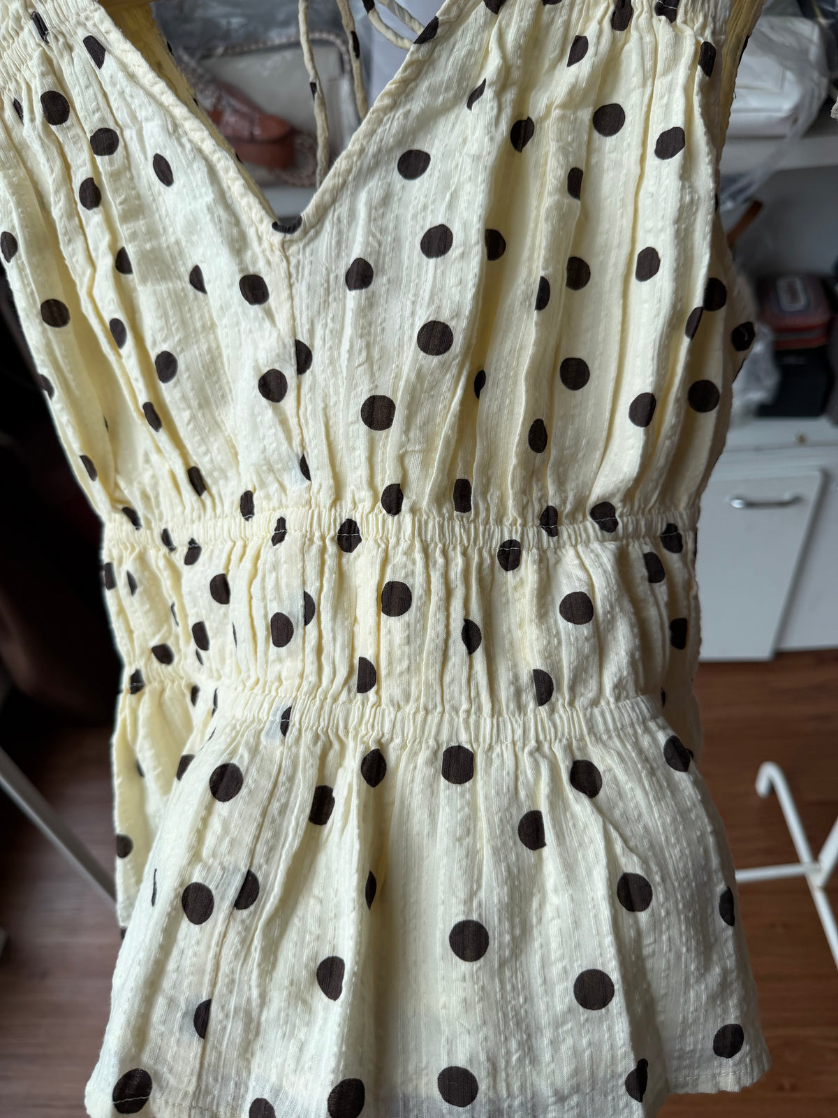 BUTTER YELLOW POLKA DOT
