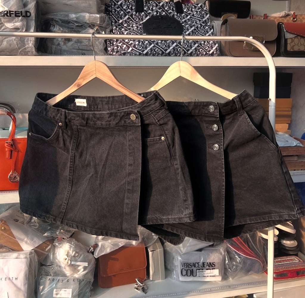 ZARA DENIM SKORTS
