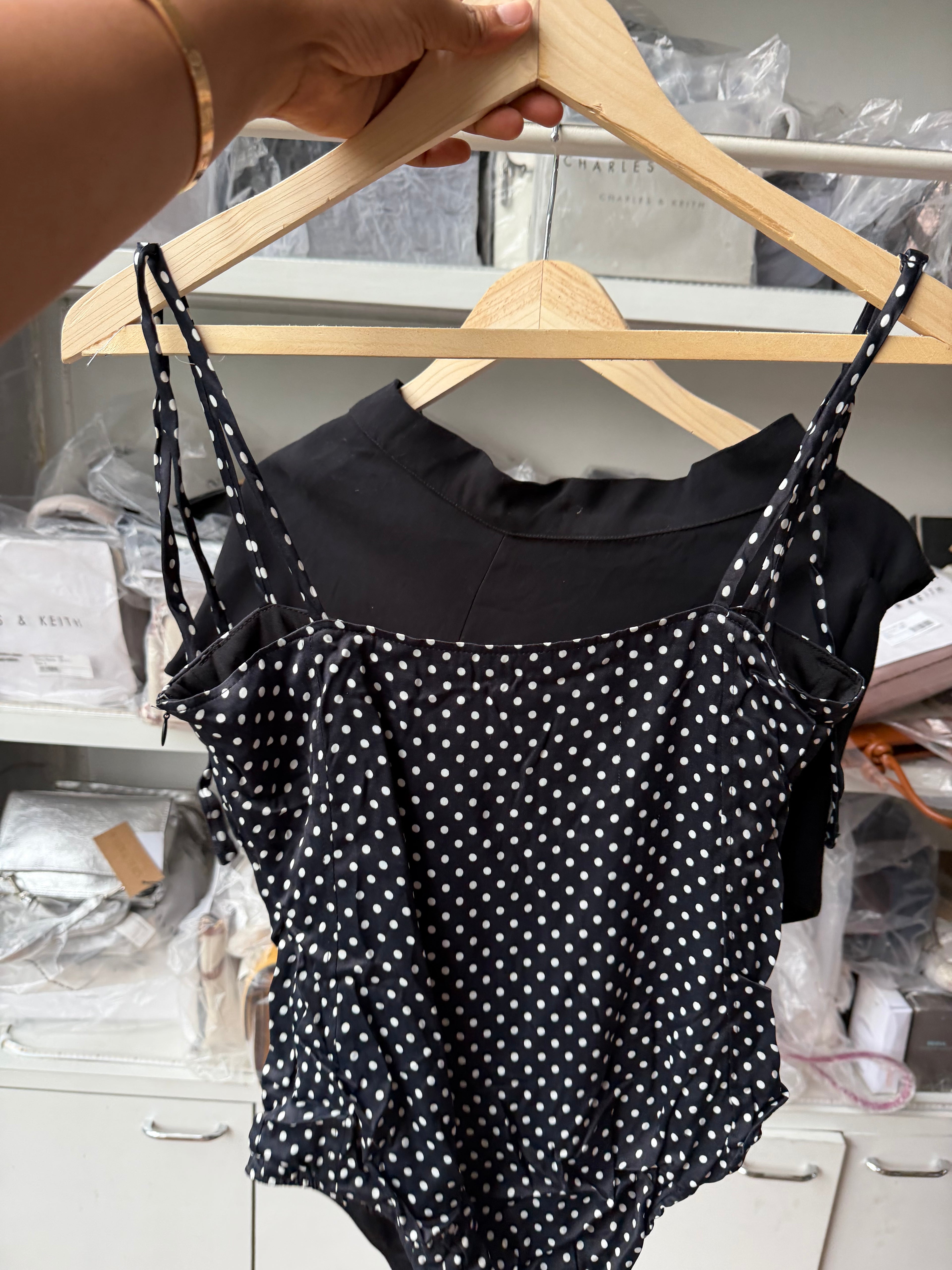 ZARA POLKA DOT BODYSUIT
