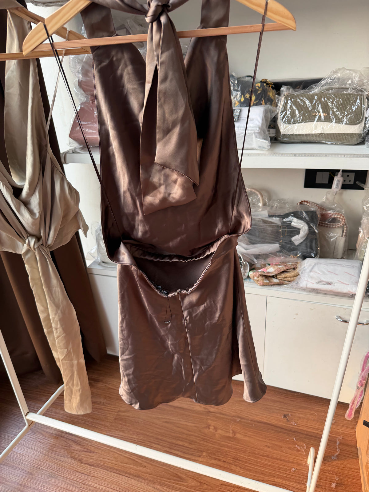 Zara backless dress