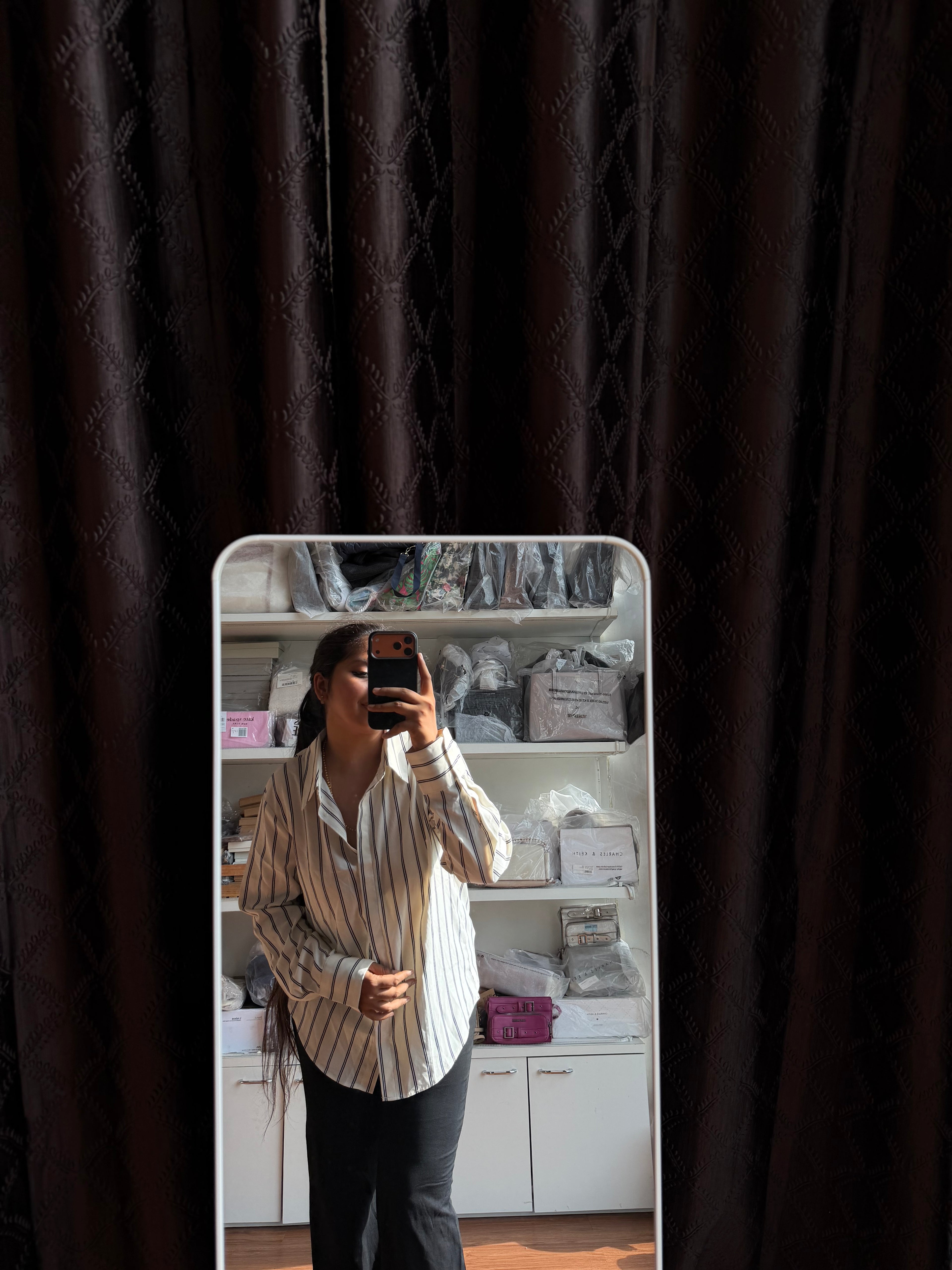 MANGO SHIRT STRIPED