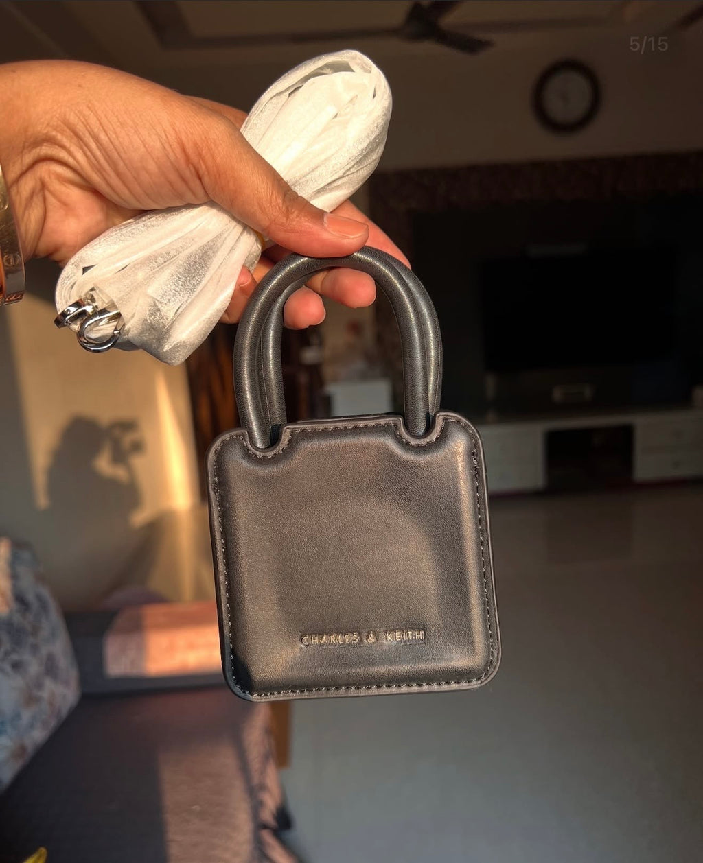CHARLES AND KEITH PERLINE BAG
