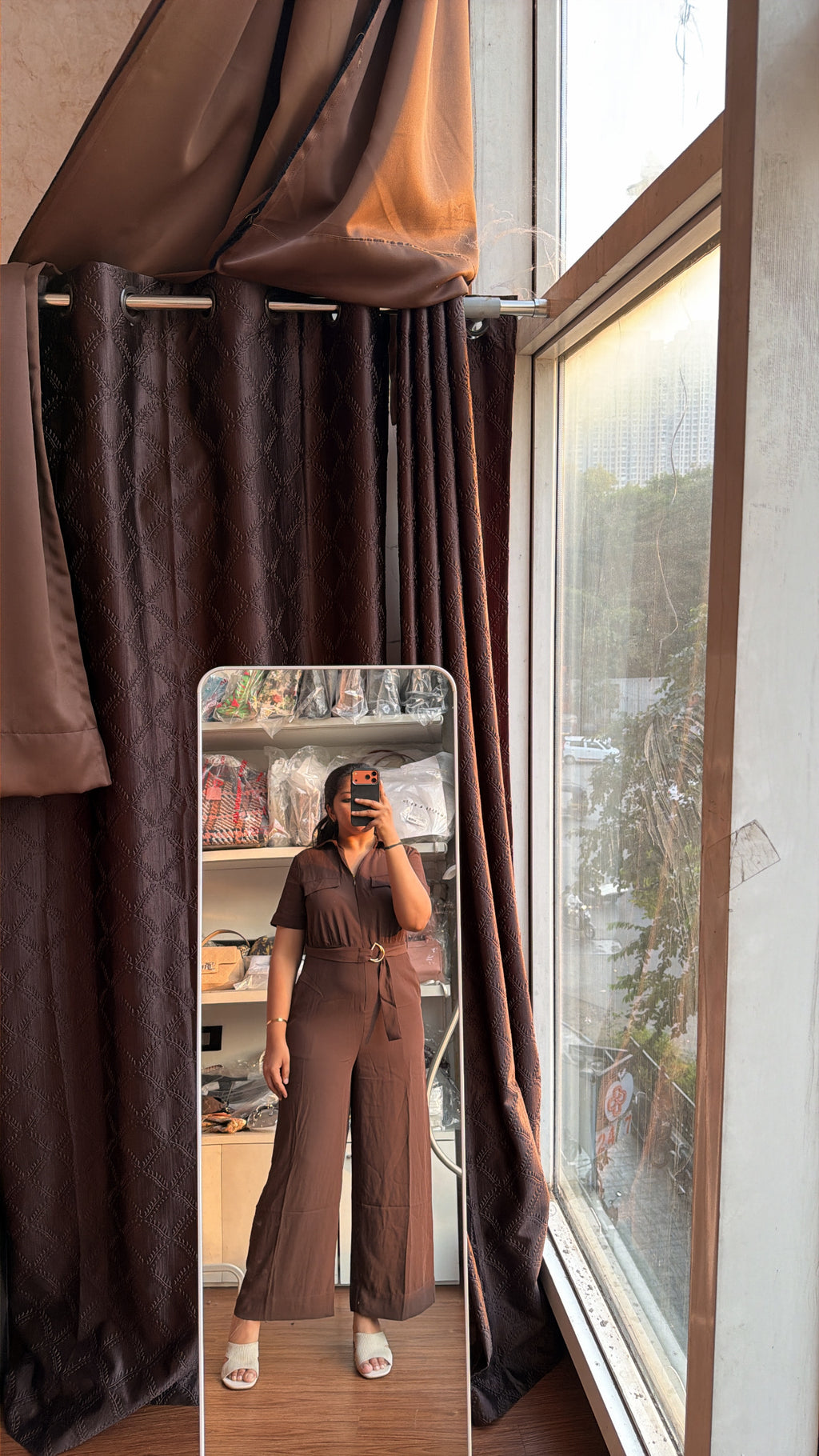 ANABELLE BROWN JUMPSUIT